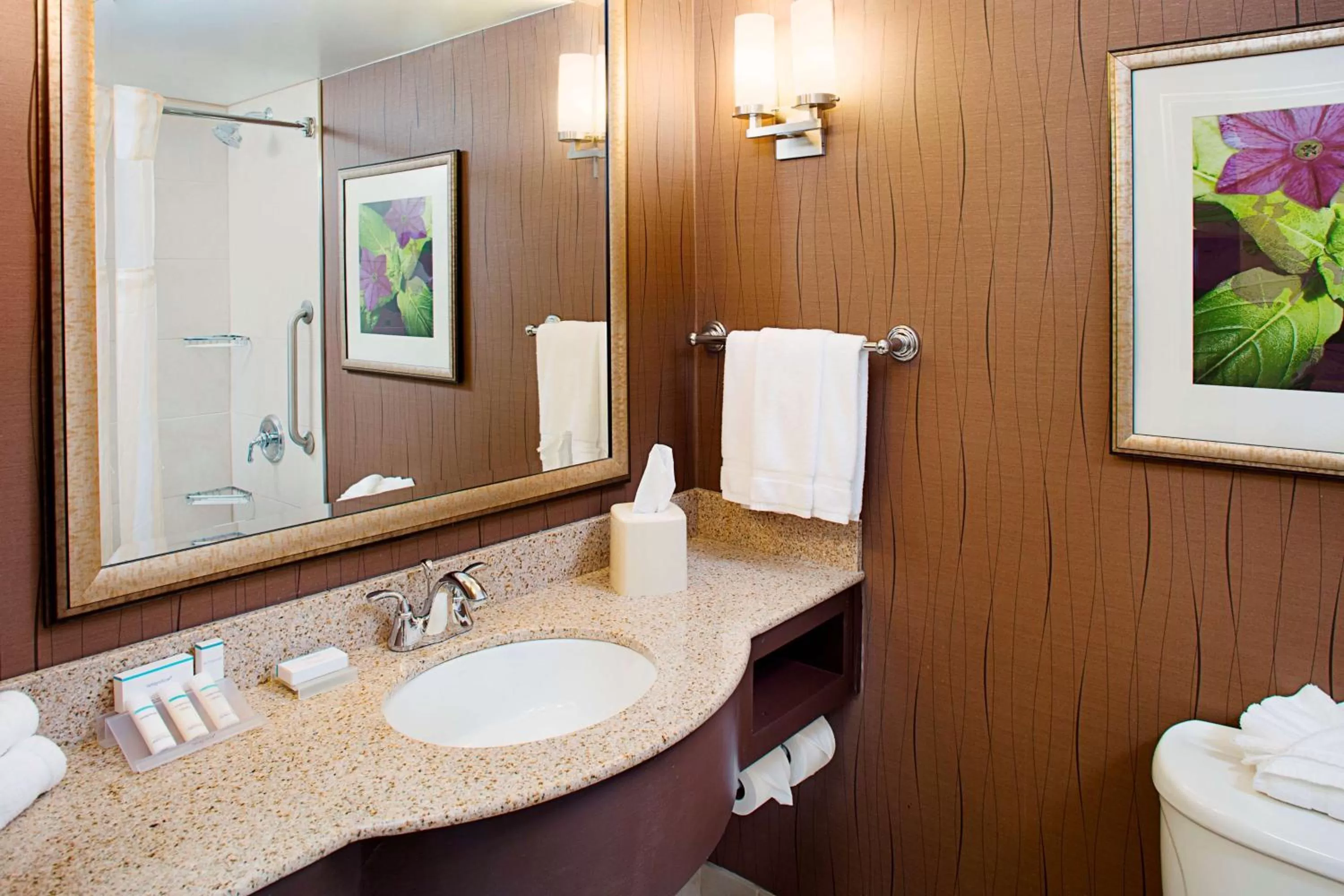 Bathroom in Hilton Garden Inn Hartford North-Bradley International Airport