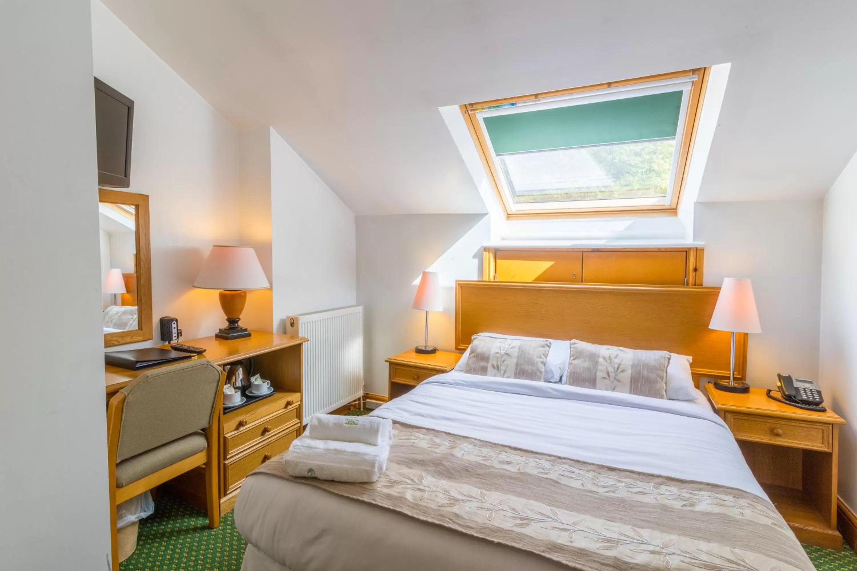 Bed in A Park View Hotel