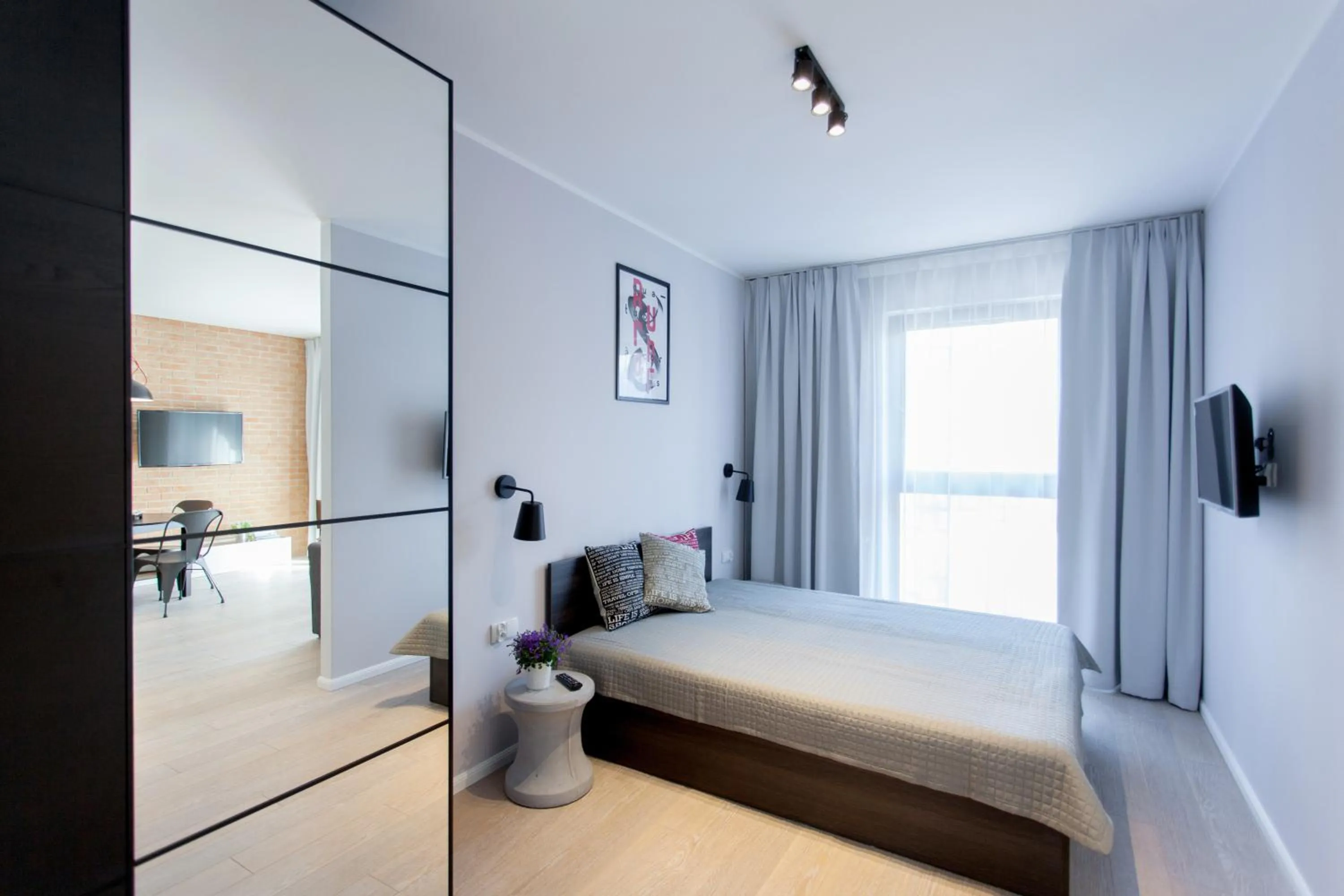 Bedroom, Bed in GRANO APARTMENTS Gdańsk Motława SPA & Wellness