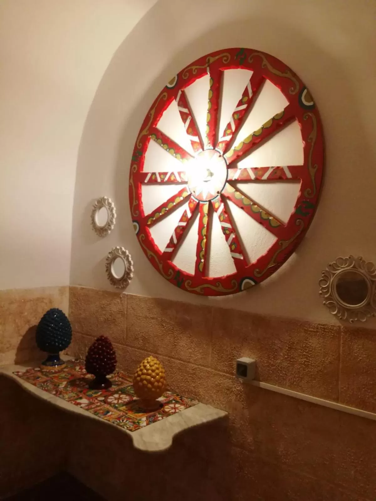 Decorative detail in B&B Sikelia