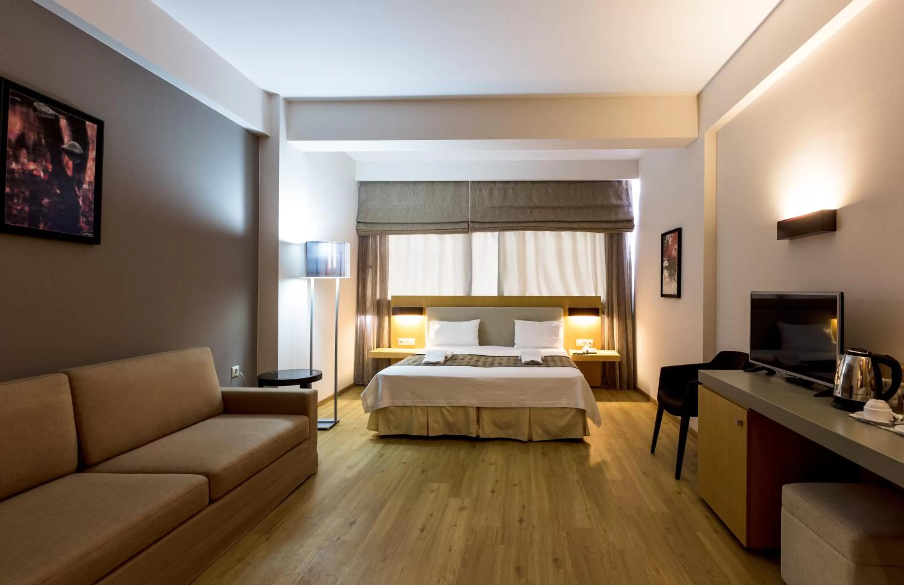 Photo of the whole room, Bed in Philippos Xenia Hotel