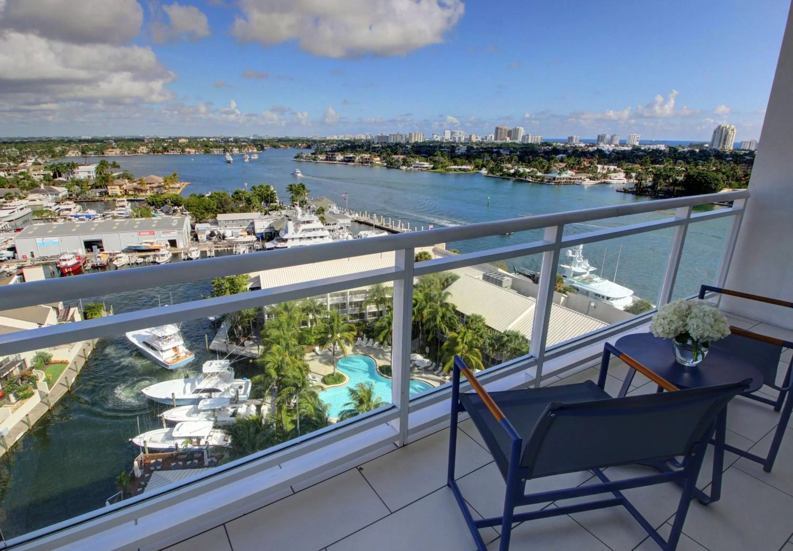 View (from property/room) in Hilton Fort Lauderdale Marina