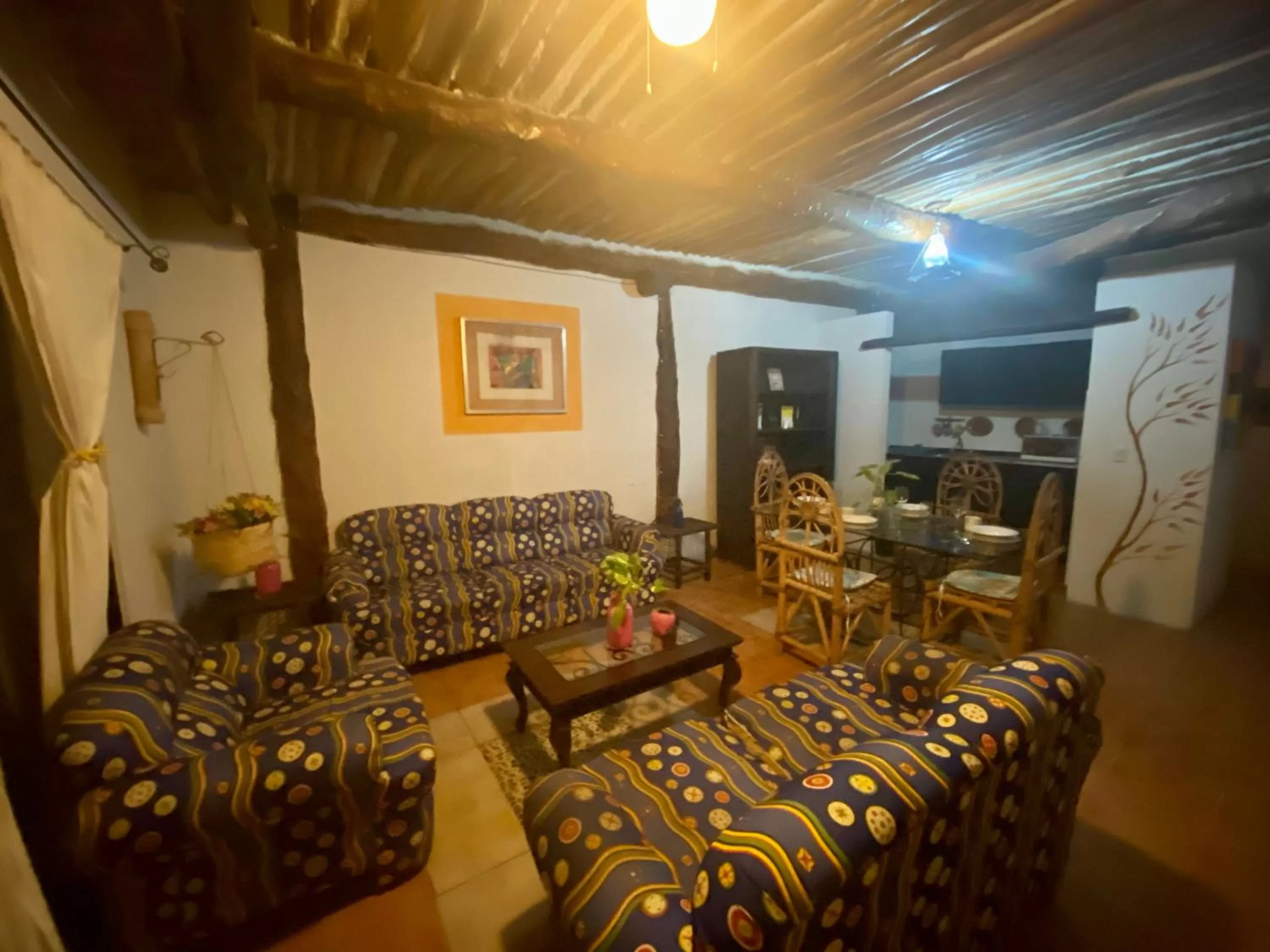 Living room in Casa CARIBE Cancun