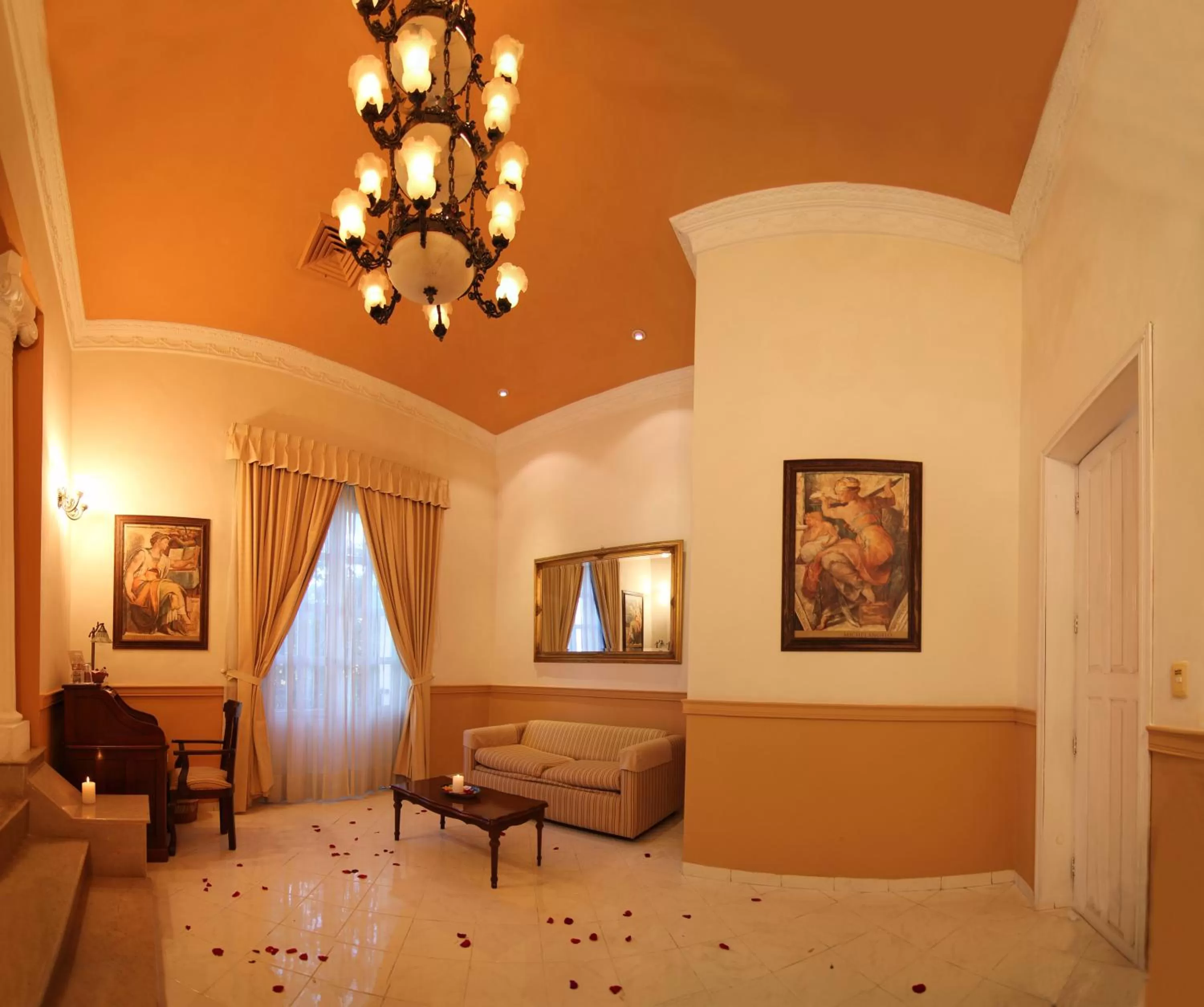 Living room, Bed in Hotel Boutique La Mision De Fray Diego