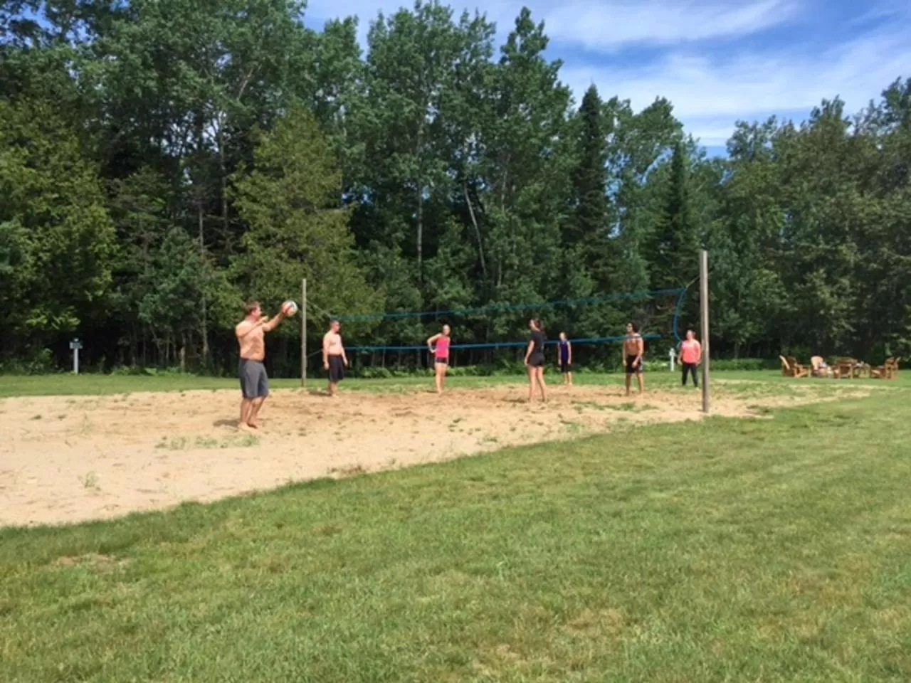 People in Drummond Island Resort