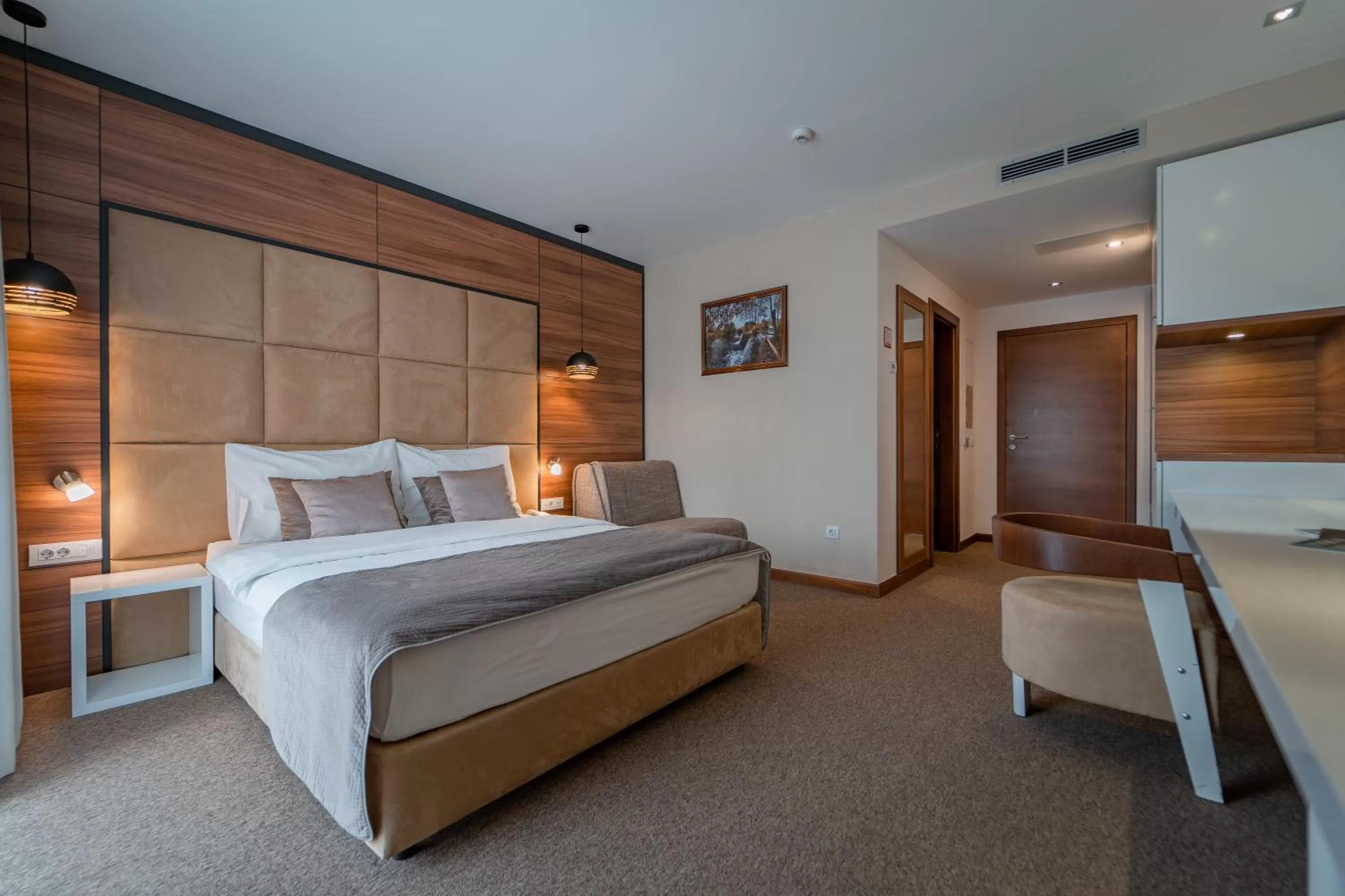 Photo of the whole room, Bed in Hotel Mirjana & Rastoke