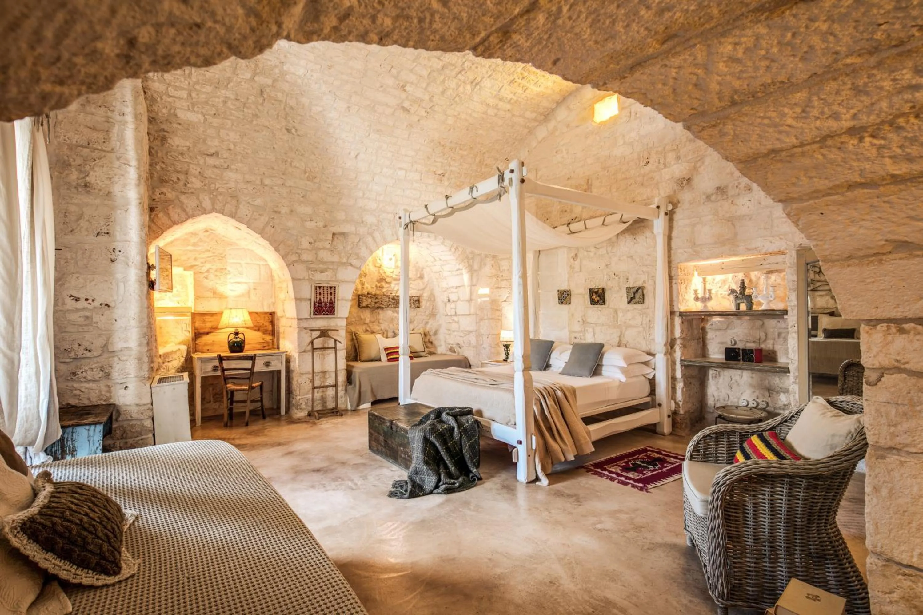 Bed in Masseria Cervarolo