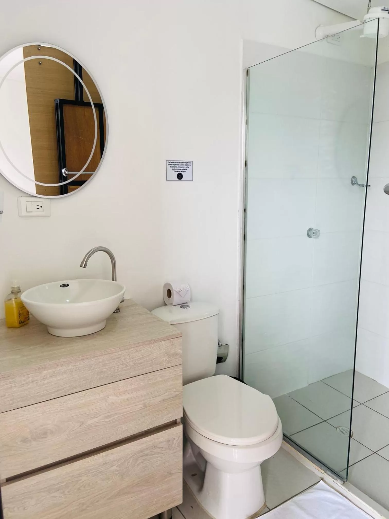 Shower in La Madriguera