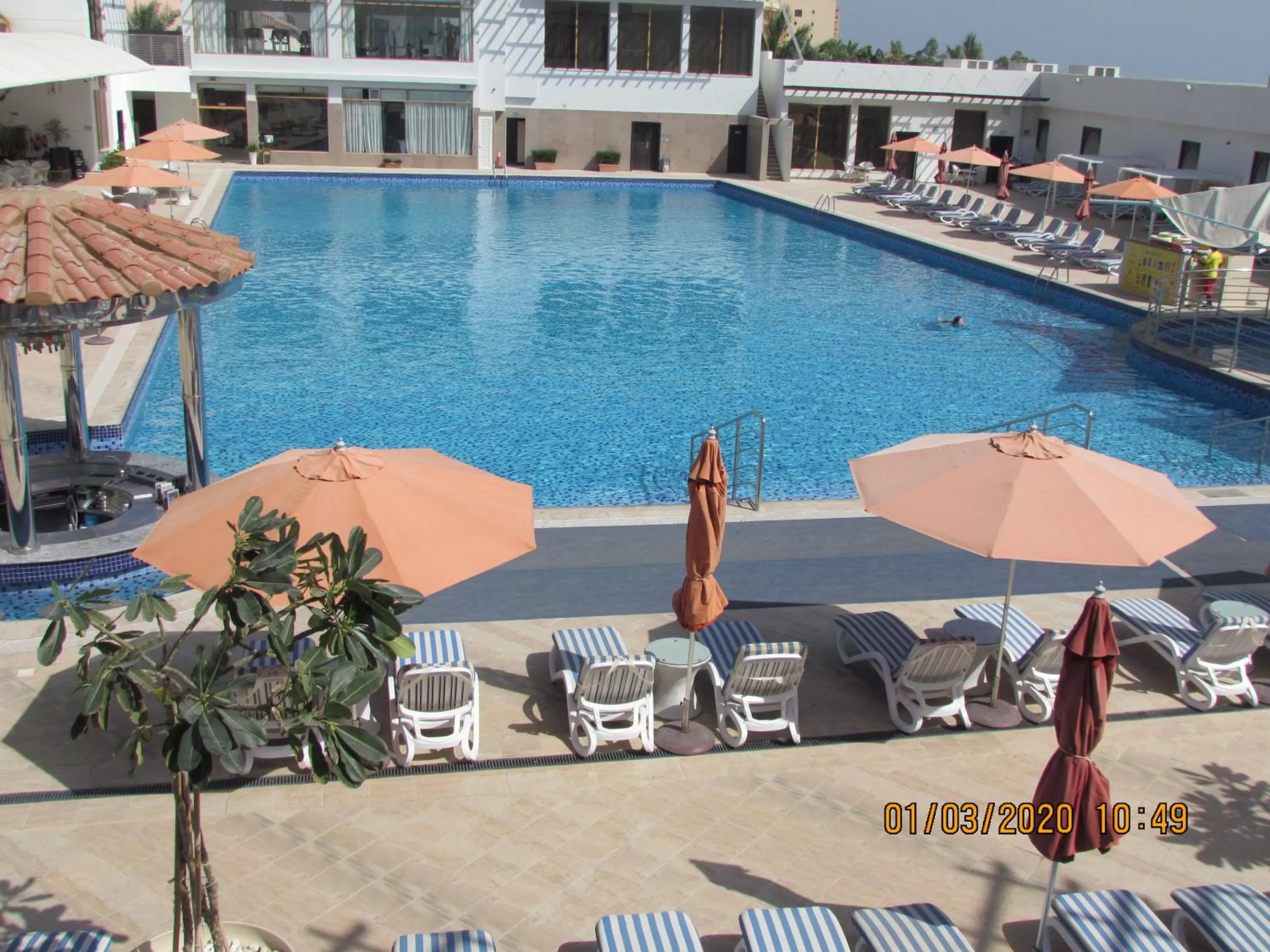 Pool view in Mirage Bab Al Bahr
