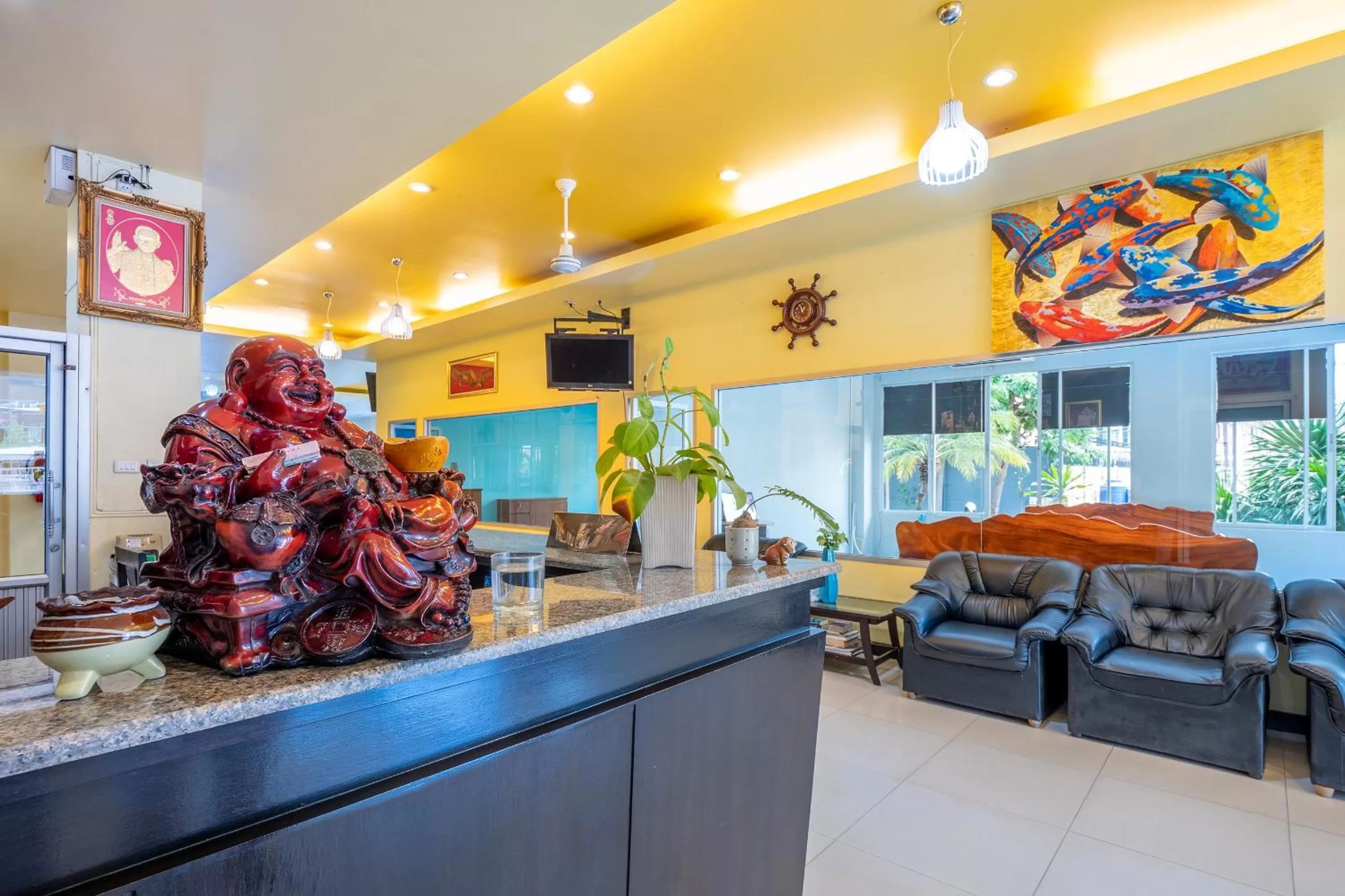 Lobby or reception in Tycoon place garden