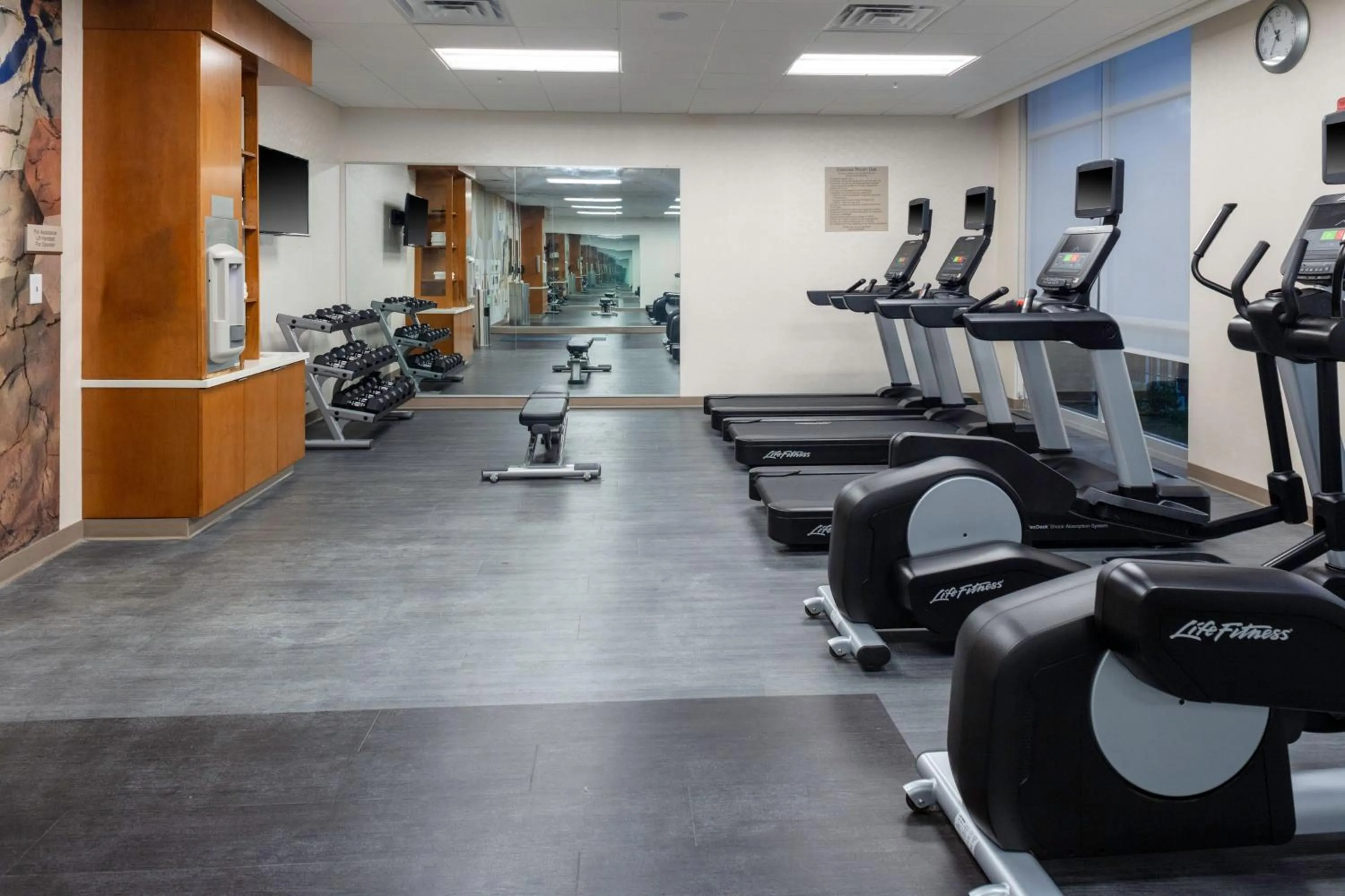 Fitness centre/facilities in SpringHill Suites by Marriott Suwanee Johns Creek