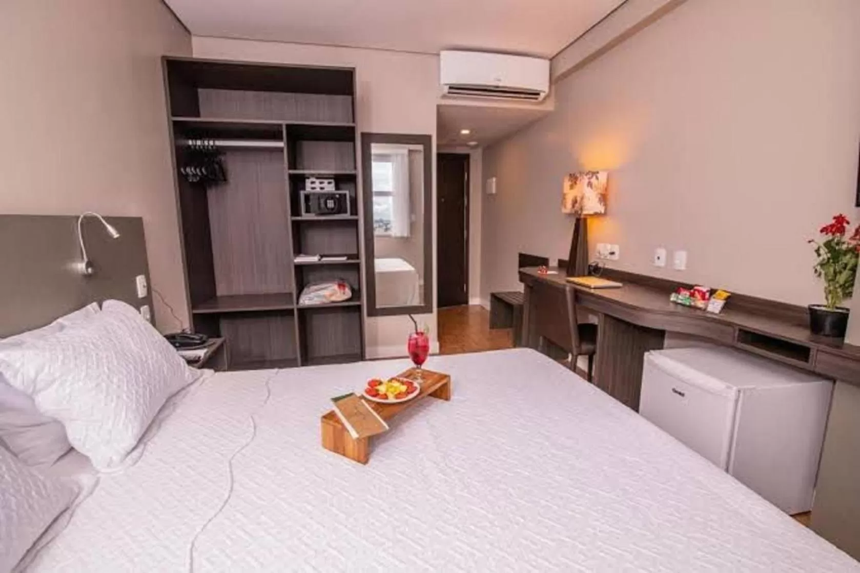 View (from property/room), Bed in Ramada by Wyndham Manaus Torres Center