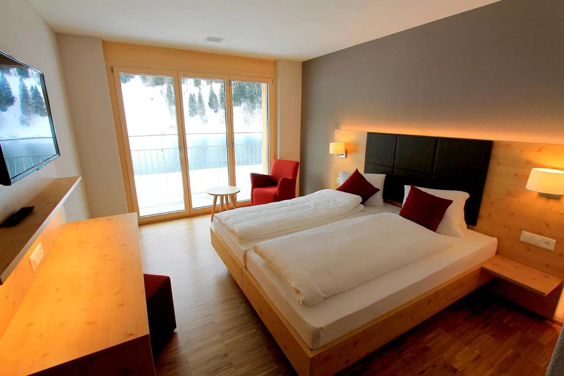 Bedroom, Bed in Hotel Espen