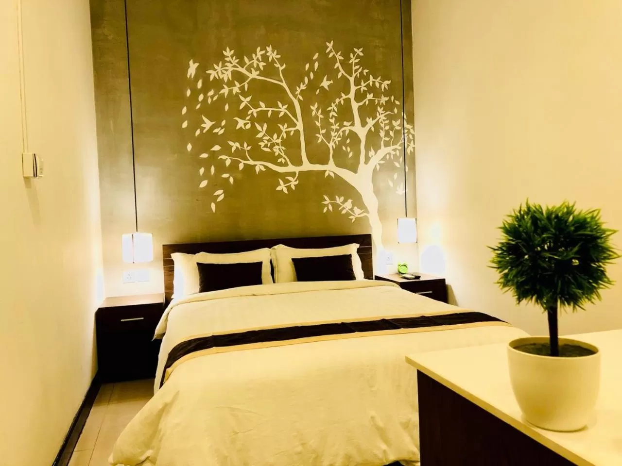 Bed in Asiban Quay Boutique Hotel