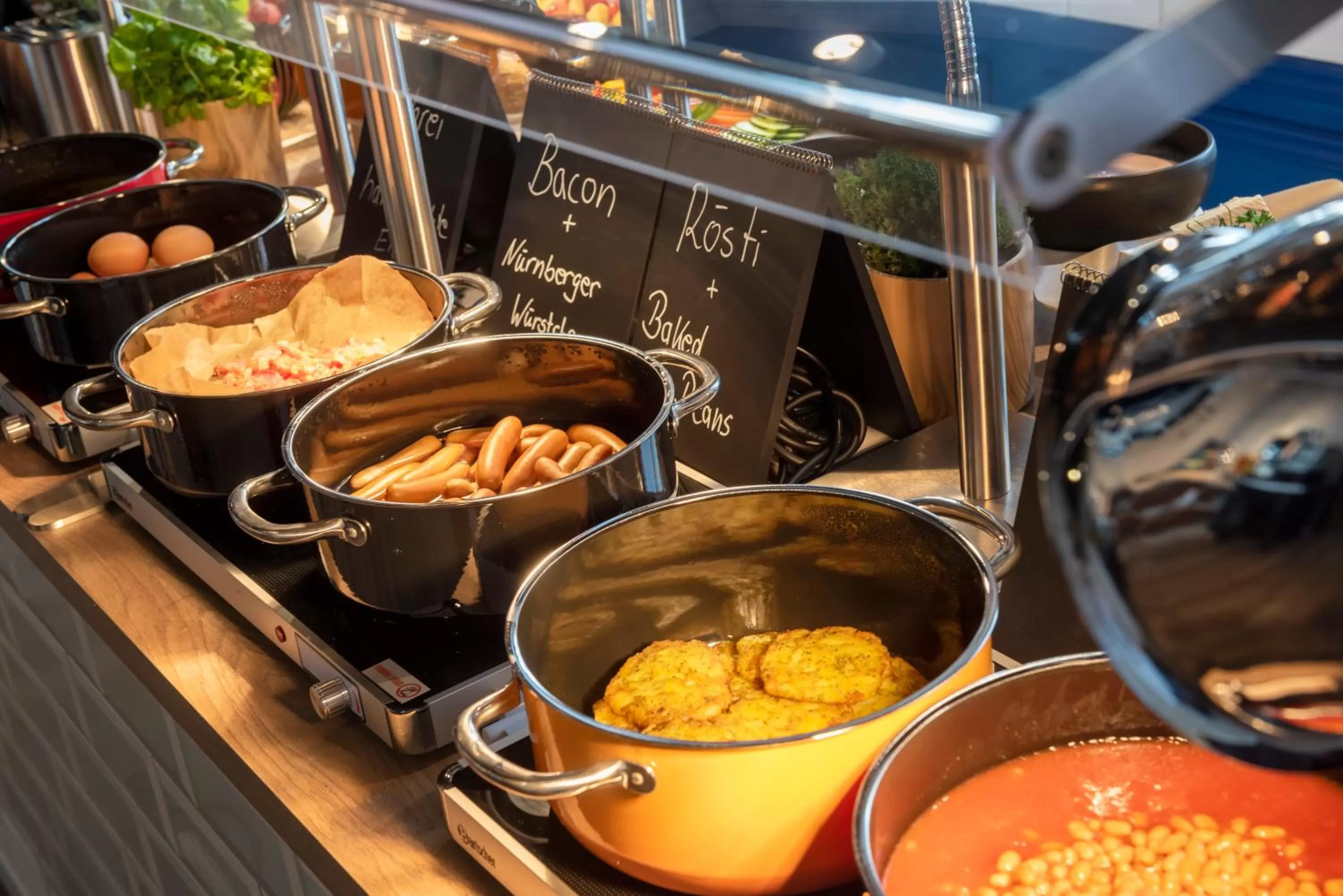 Buffet breakfast in ibis Styles Dresden Neustadt
