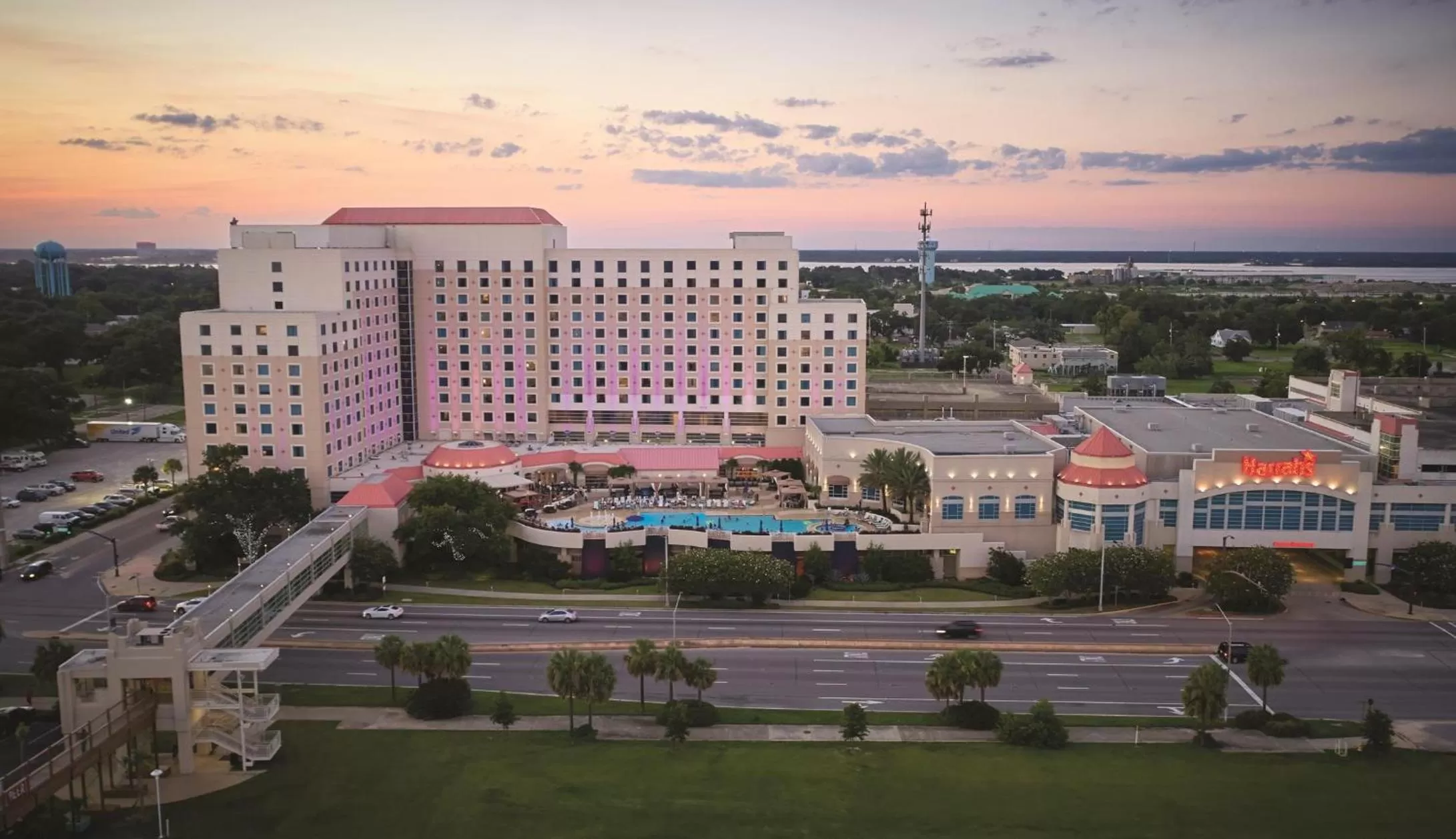 Bird's eye view in Harrah's Gulf Coast, A Caesars Destination