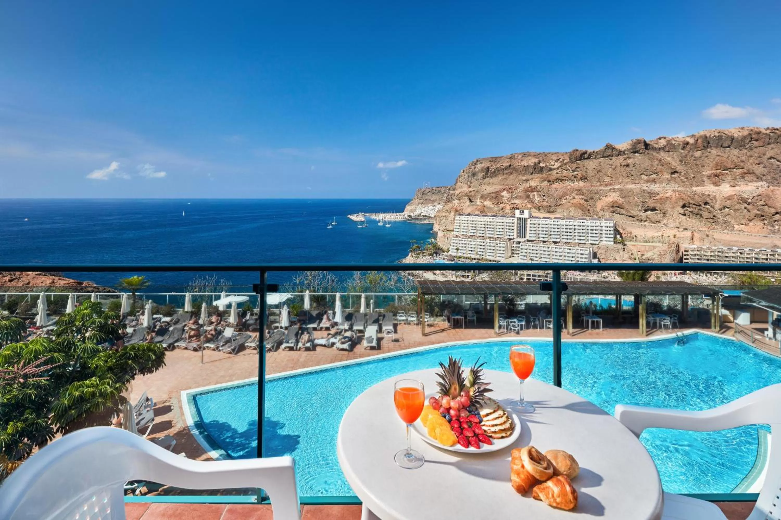 Balcony/Terrace in Mogan Princess & Beach Club