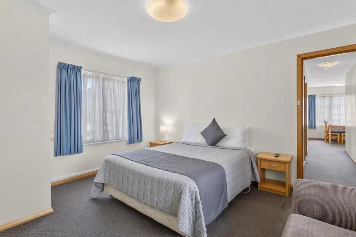 Bed in Martin Cash Motel