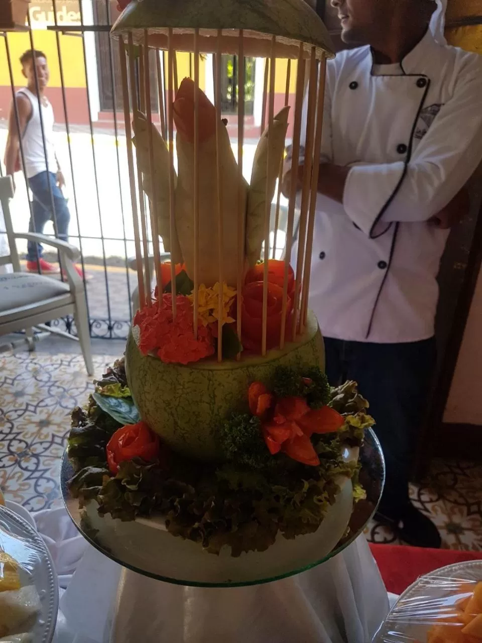 Buffet breakfast in Hotel & Restaurante La Gran Francia