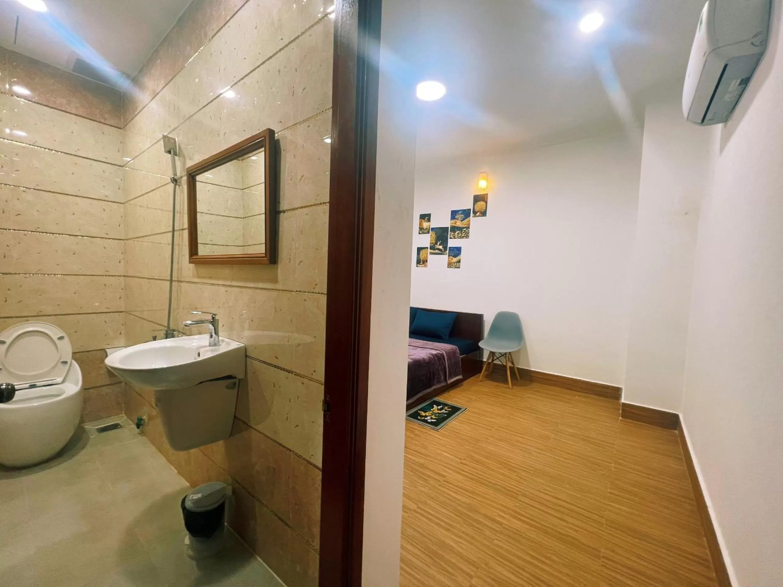 Photo of the whole room in Nhan Tay Hostel