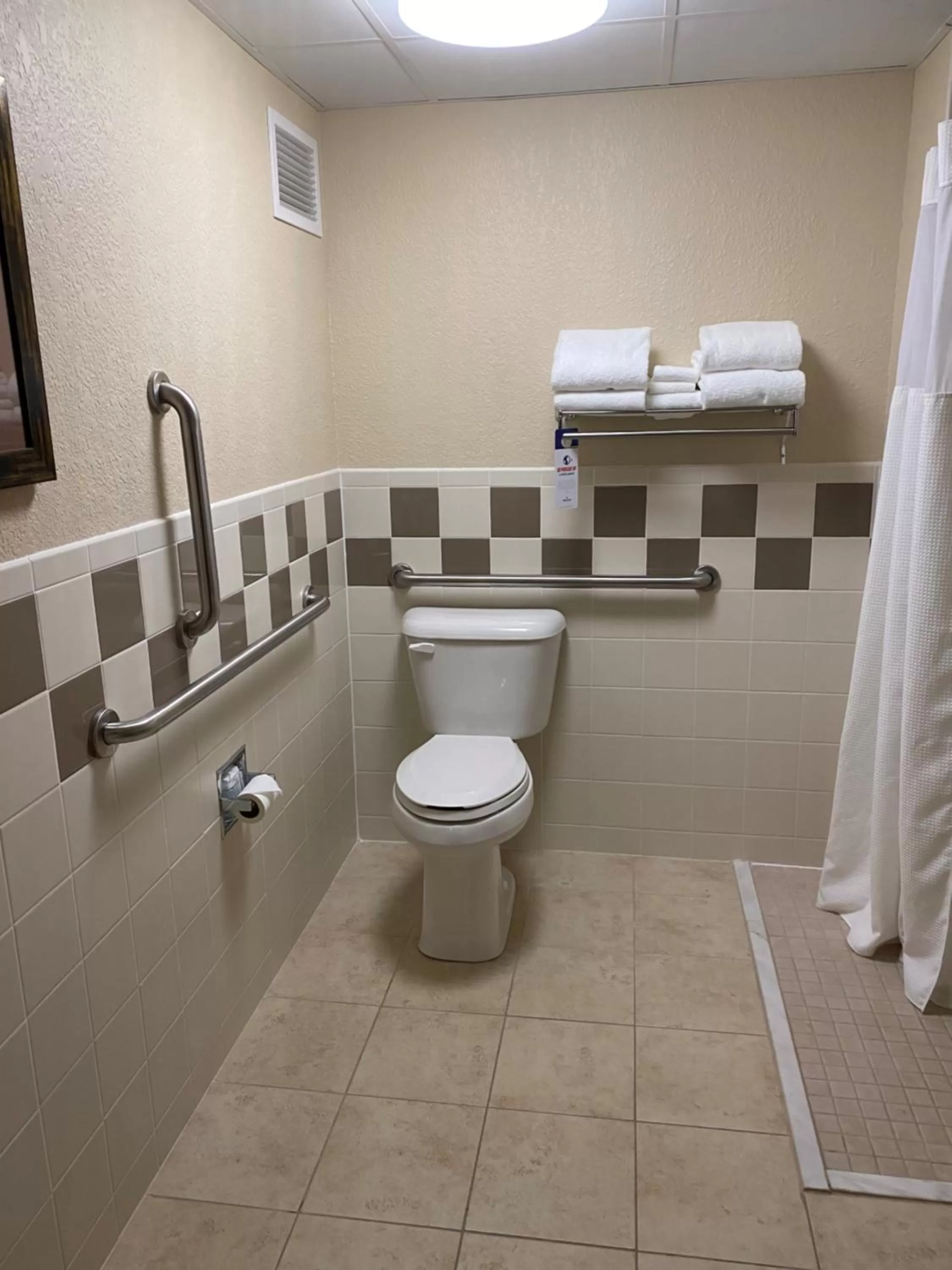 Bathroom in AmericInn by Wyndham Anamosa