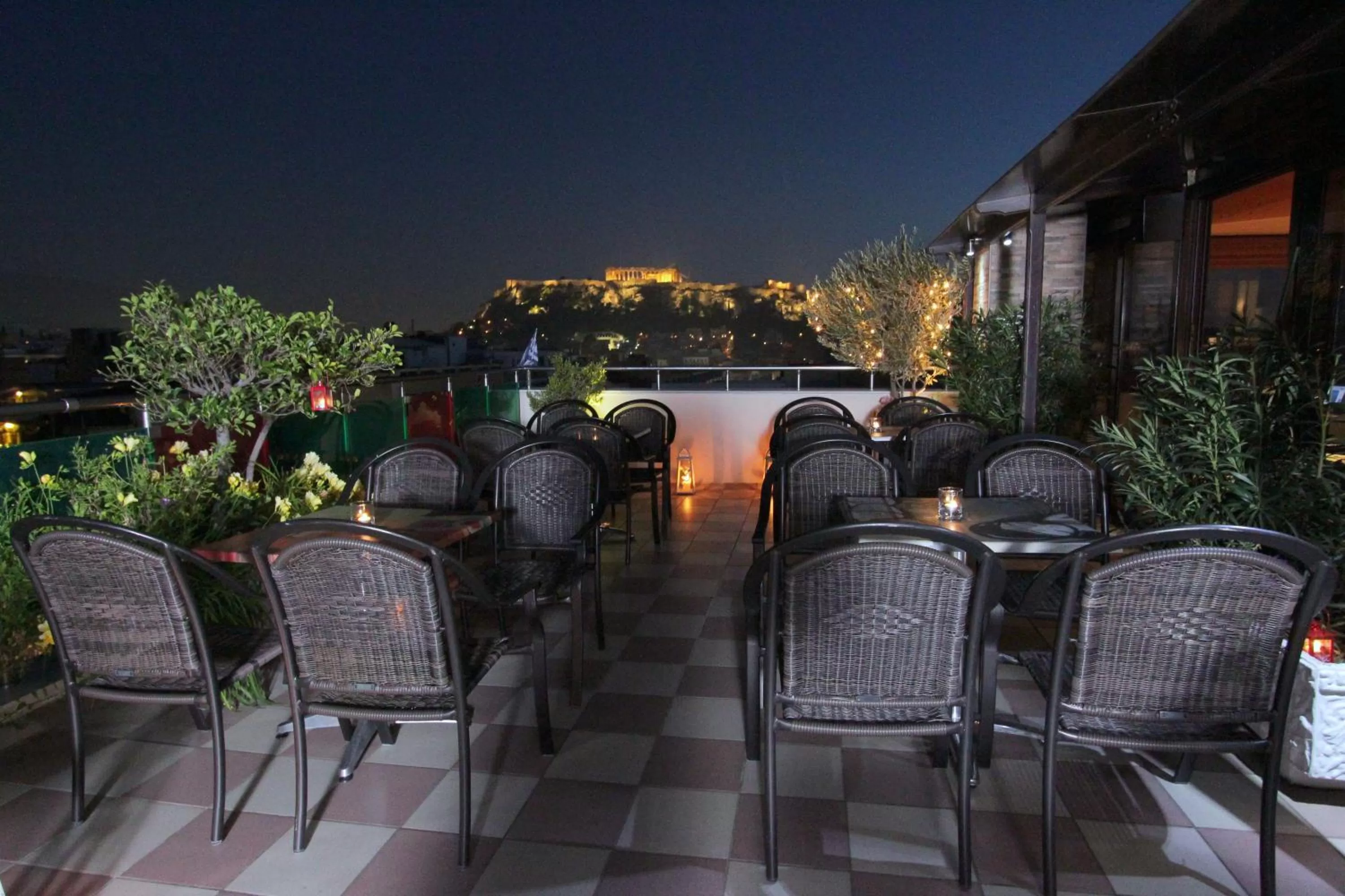 Patio in Attalos Hotel