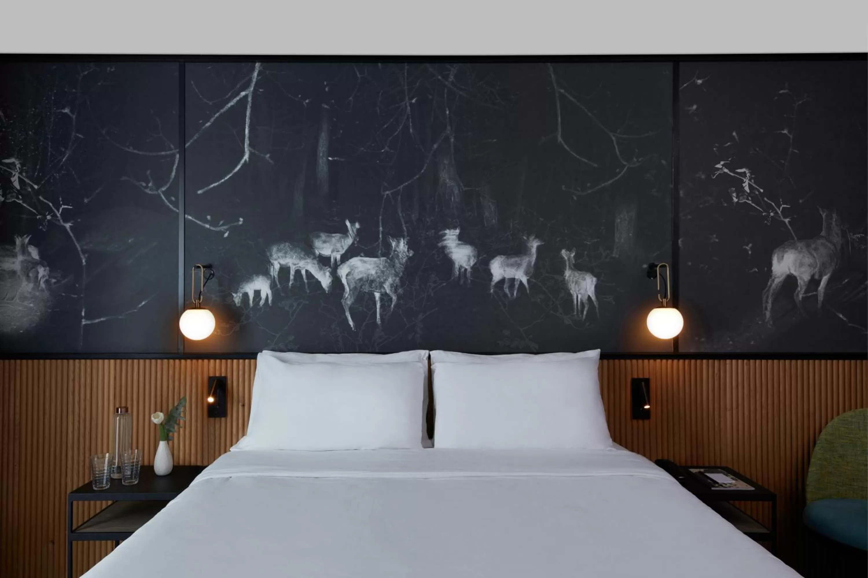 Decorative detail, Bed in Drawing House