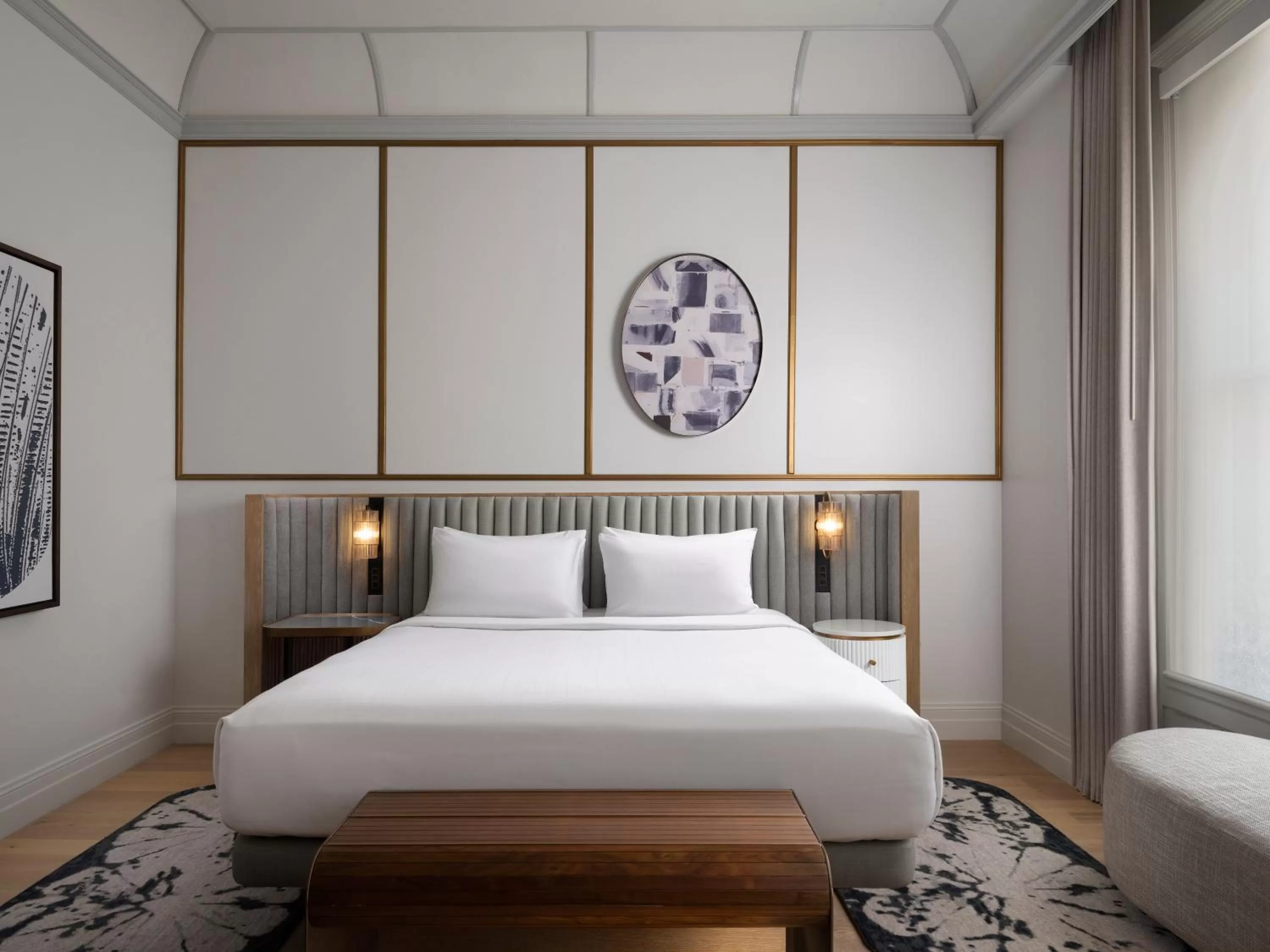 Bedroom, Bed in The Union Station Nashville Yards, Autograph Collection