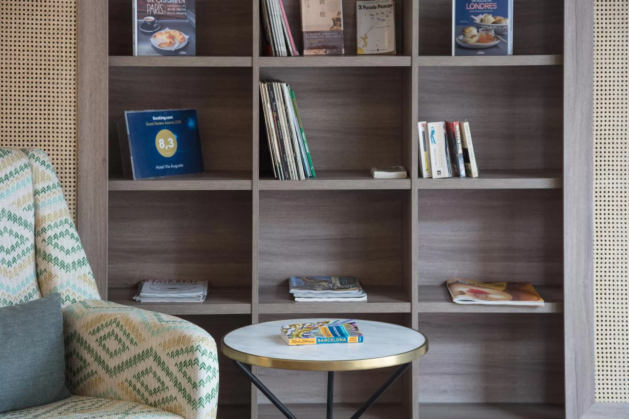 Living room in Hotel Via Augusta