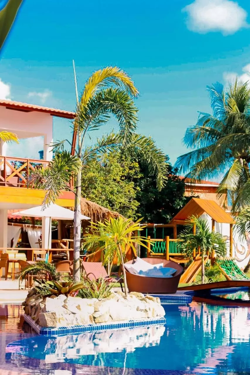 Swimming Pool in Pousada Sol e Mar