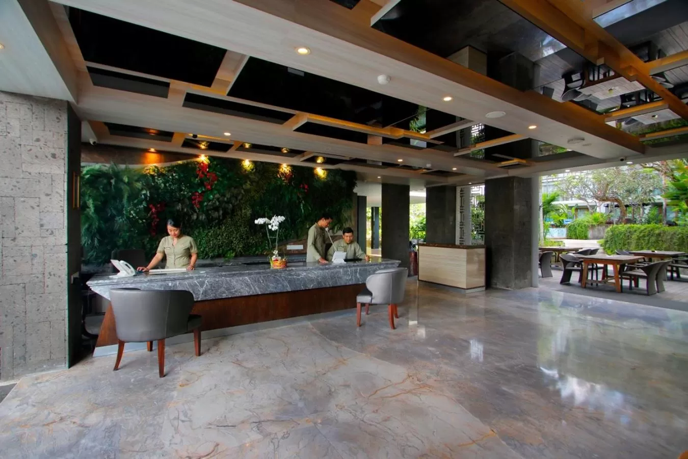 Lobby or reception in The Lerina Hotel Nusa Dua