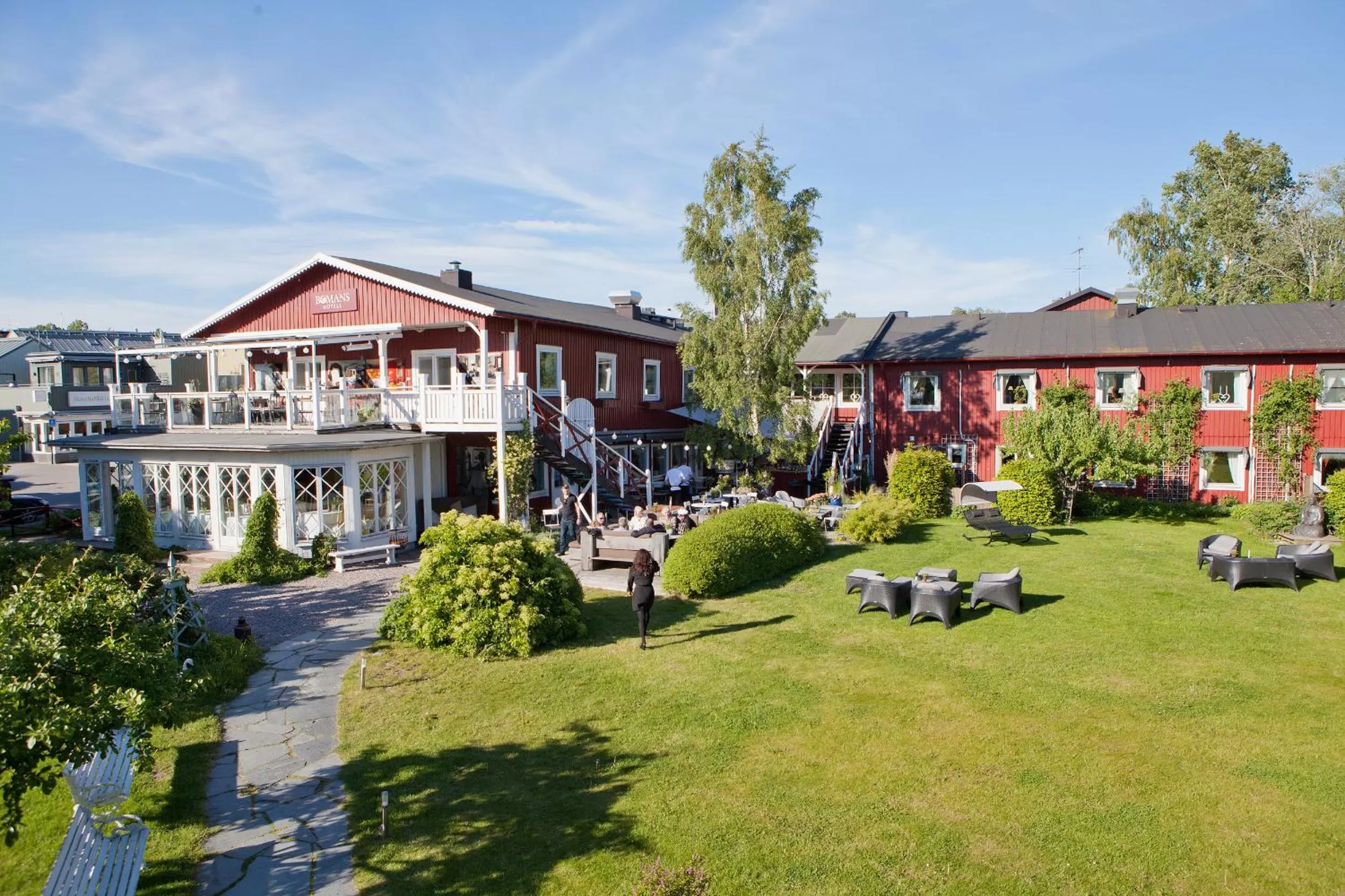 Garden in Bomans Hotell i Trosa