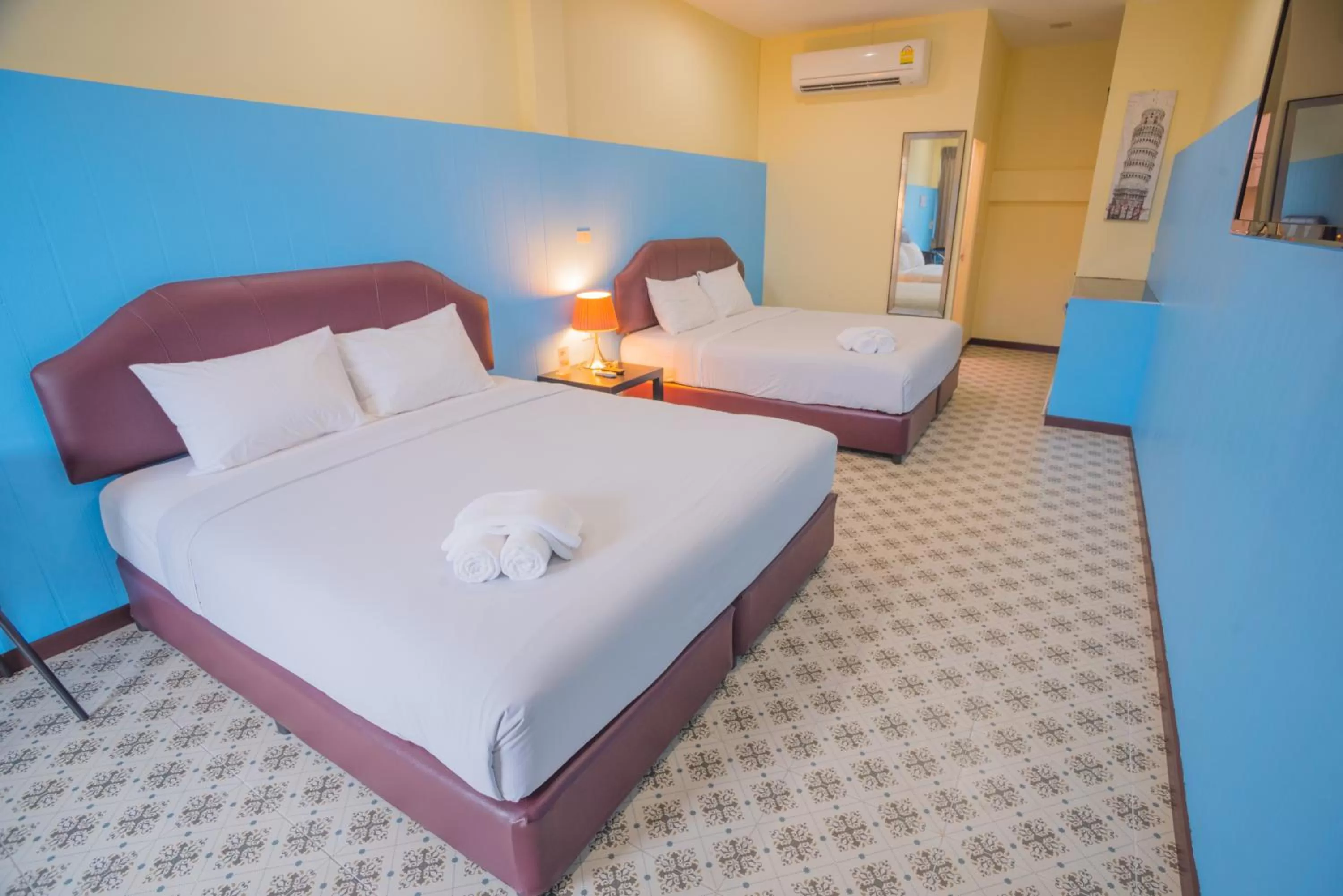 Bed in The Cube Resort