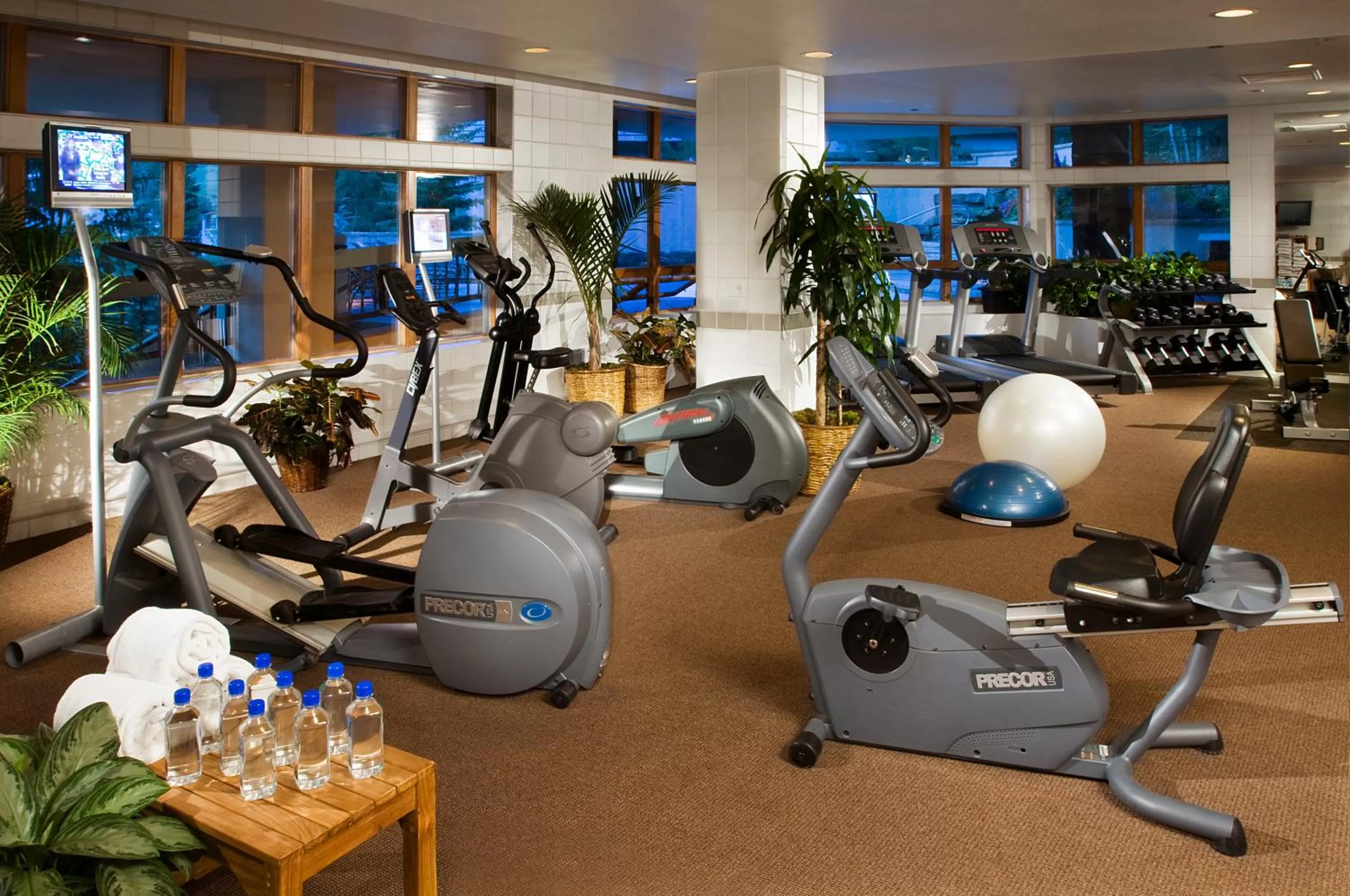 Fitness centre/facilities in The Pines Lodge, a RockResort, by Vail Resorts