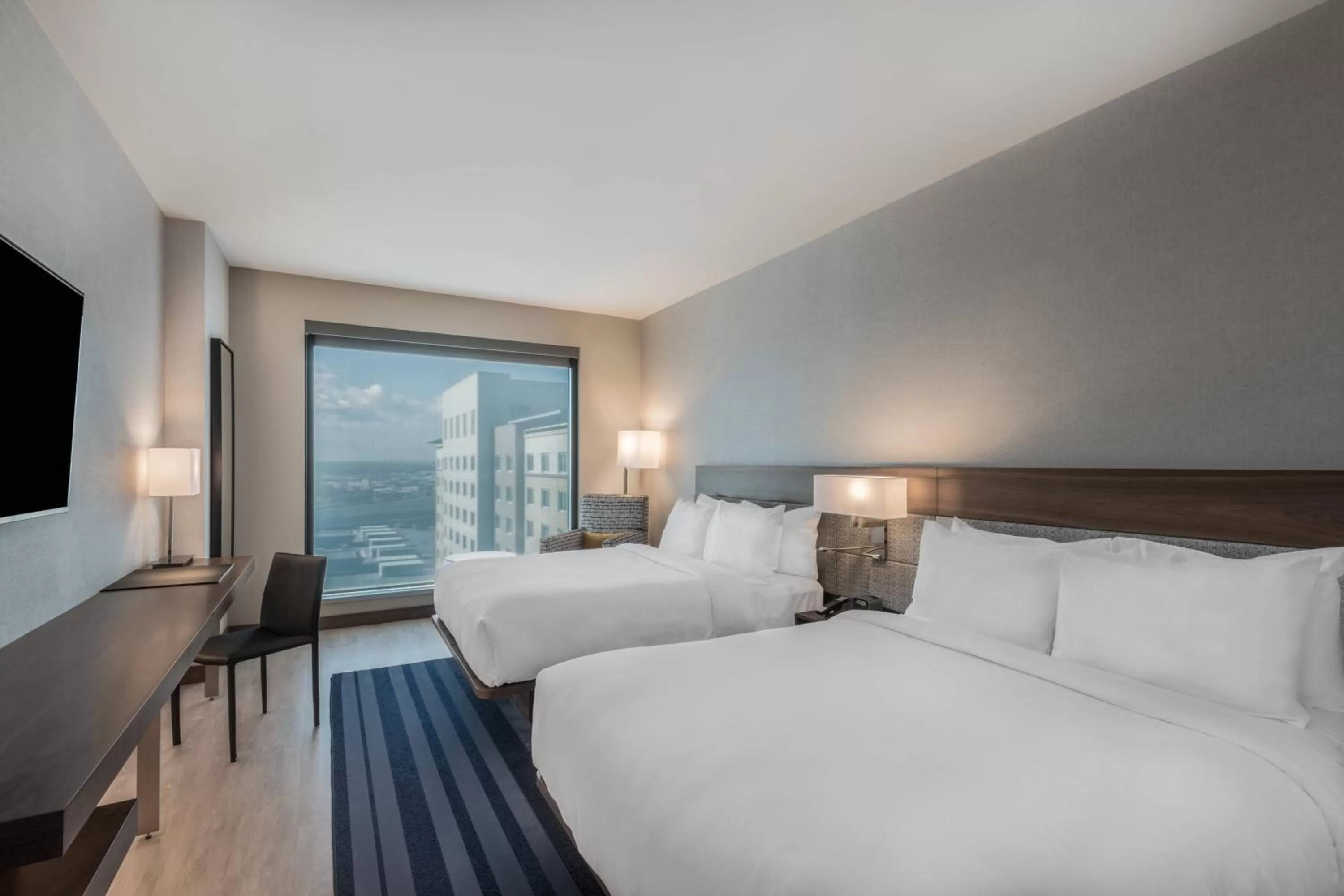 Photo of the whole room, Bed in AC Hotel by Marriott Denver Downtown