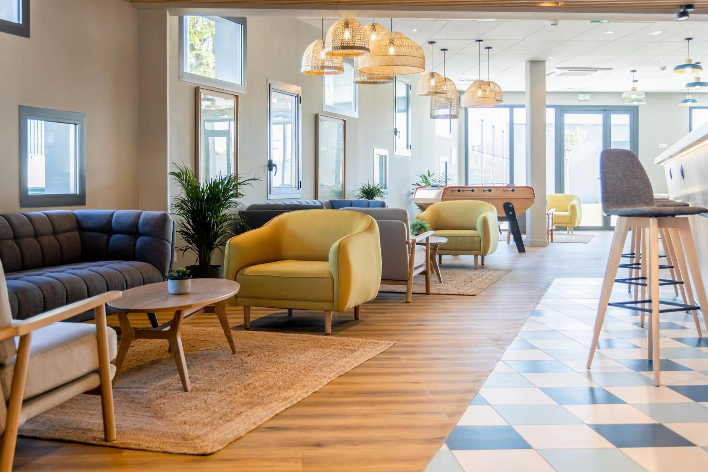 Living room in Kyriad Bordeaux Nord Sainte Eulalie