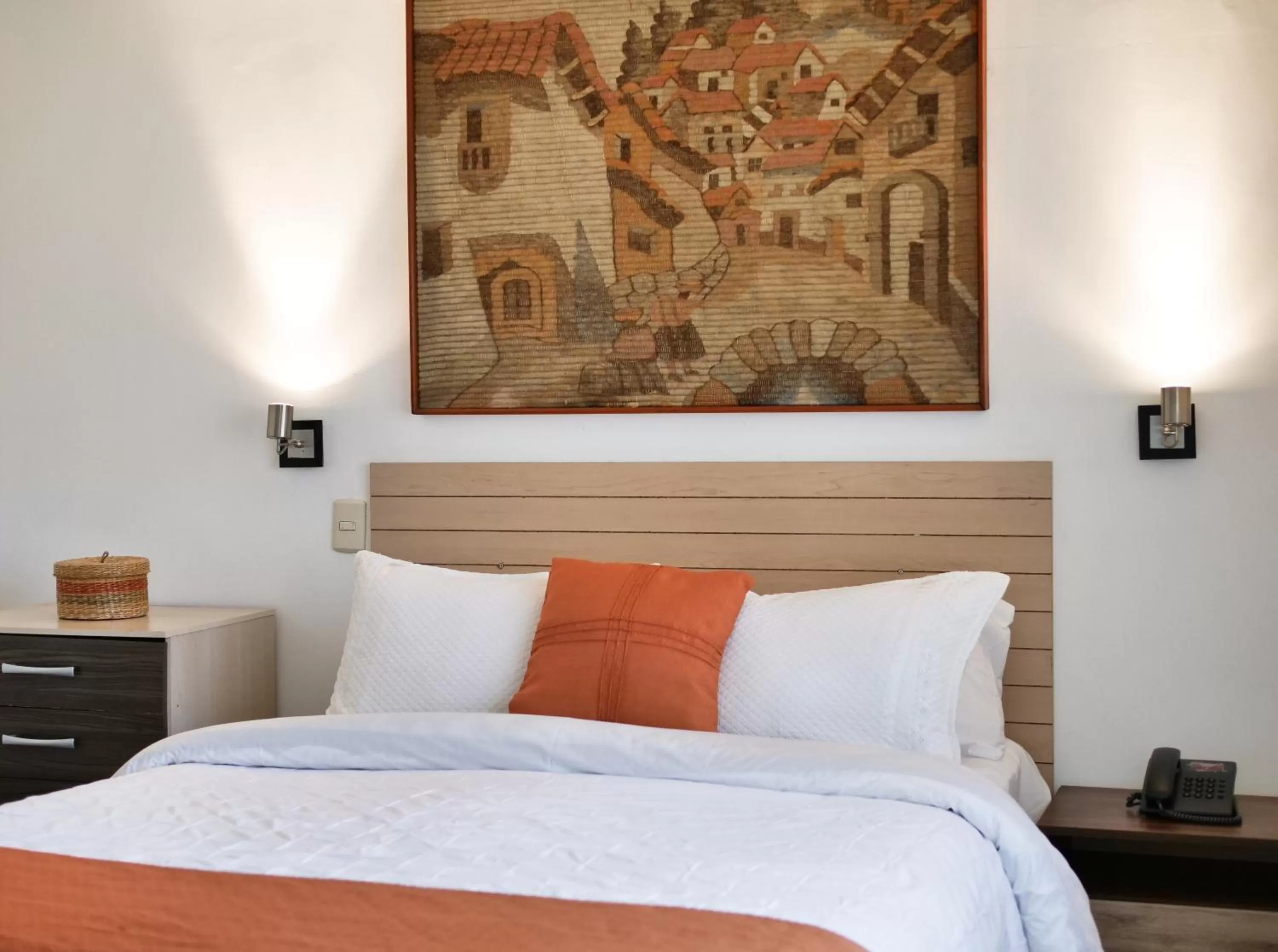 Bed in Hotel La Fuente