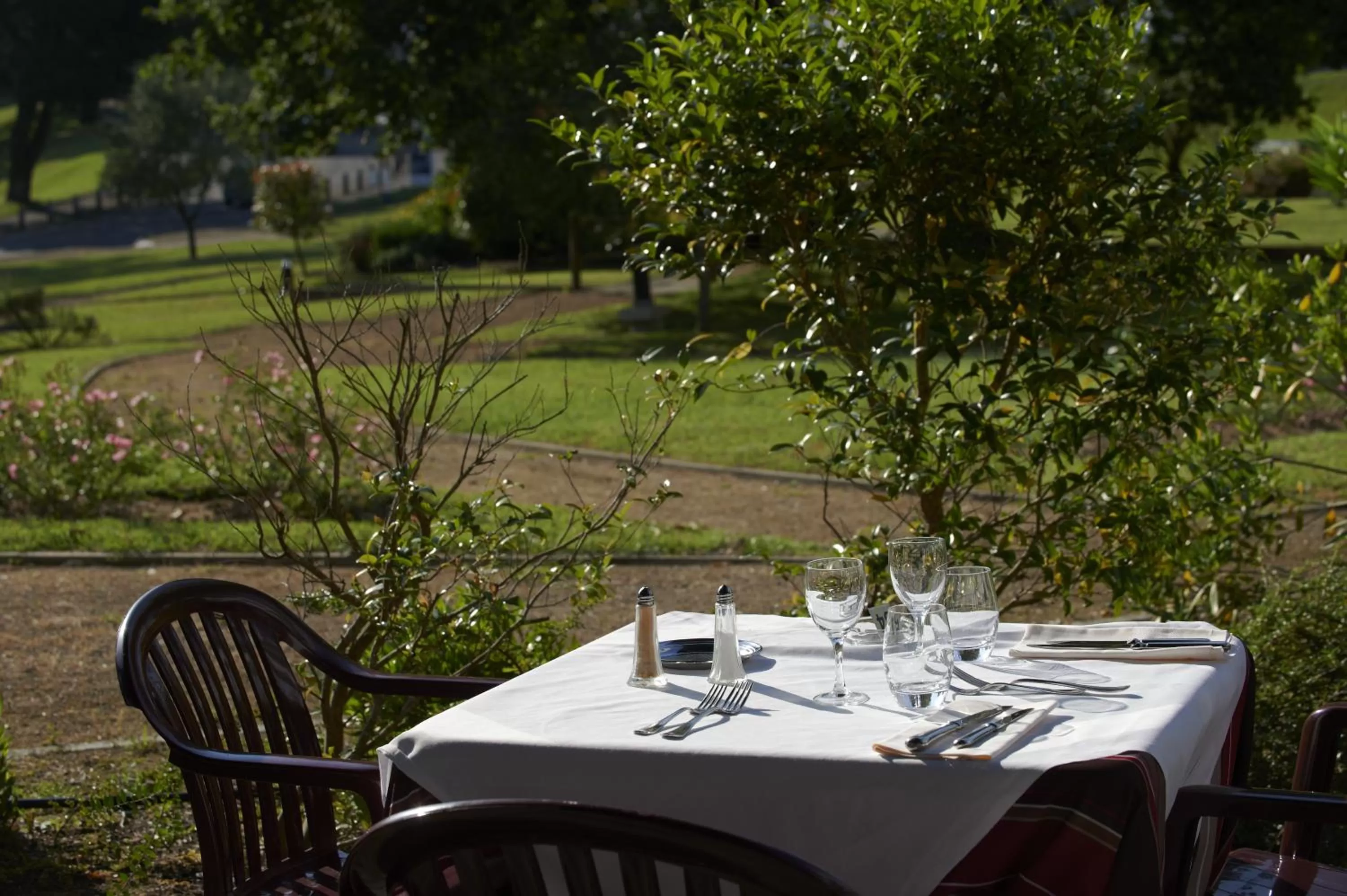 Patio in Best Western Hotel Sourcéo