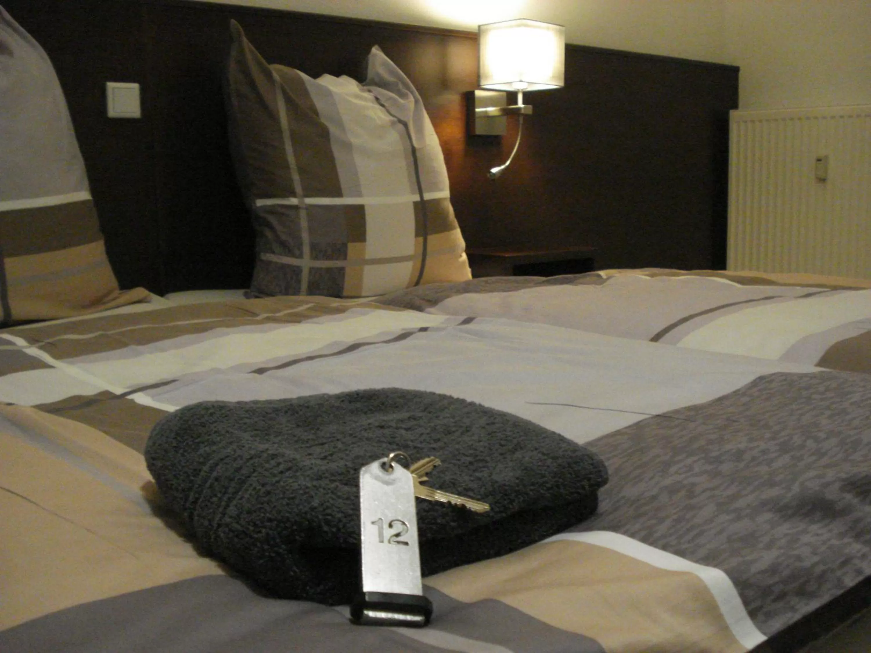 Bed in Hotel Restaurant Fritz