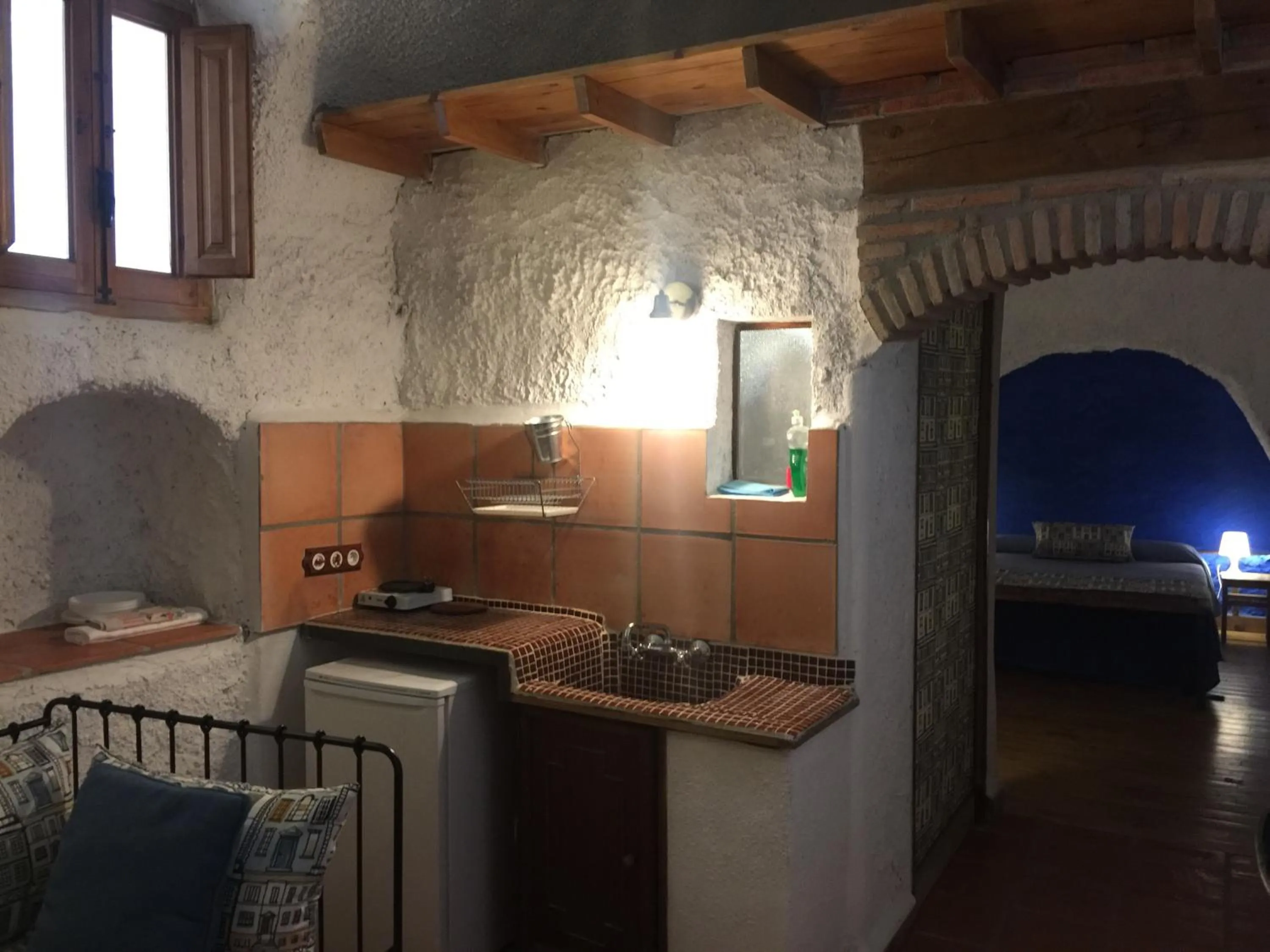 Kitchen or kitchenette in Casas Cueva y Cortijo La Tala en Guadix