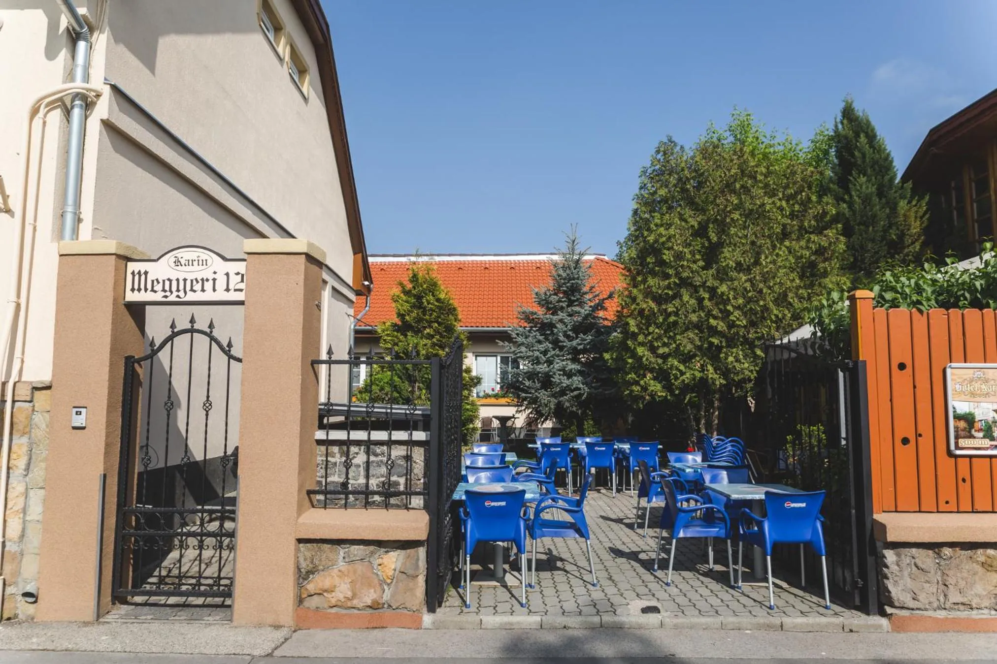 On site in Hotel Karin