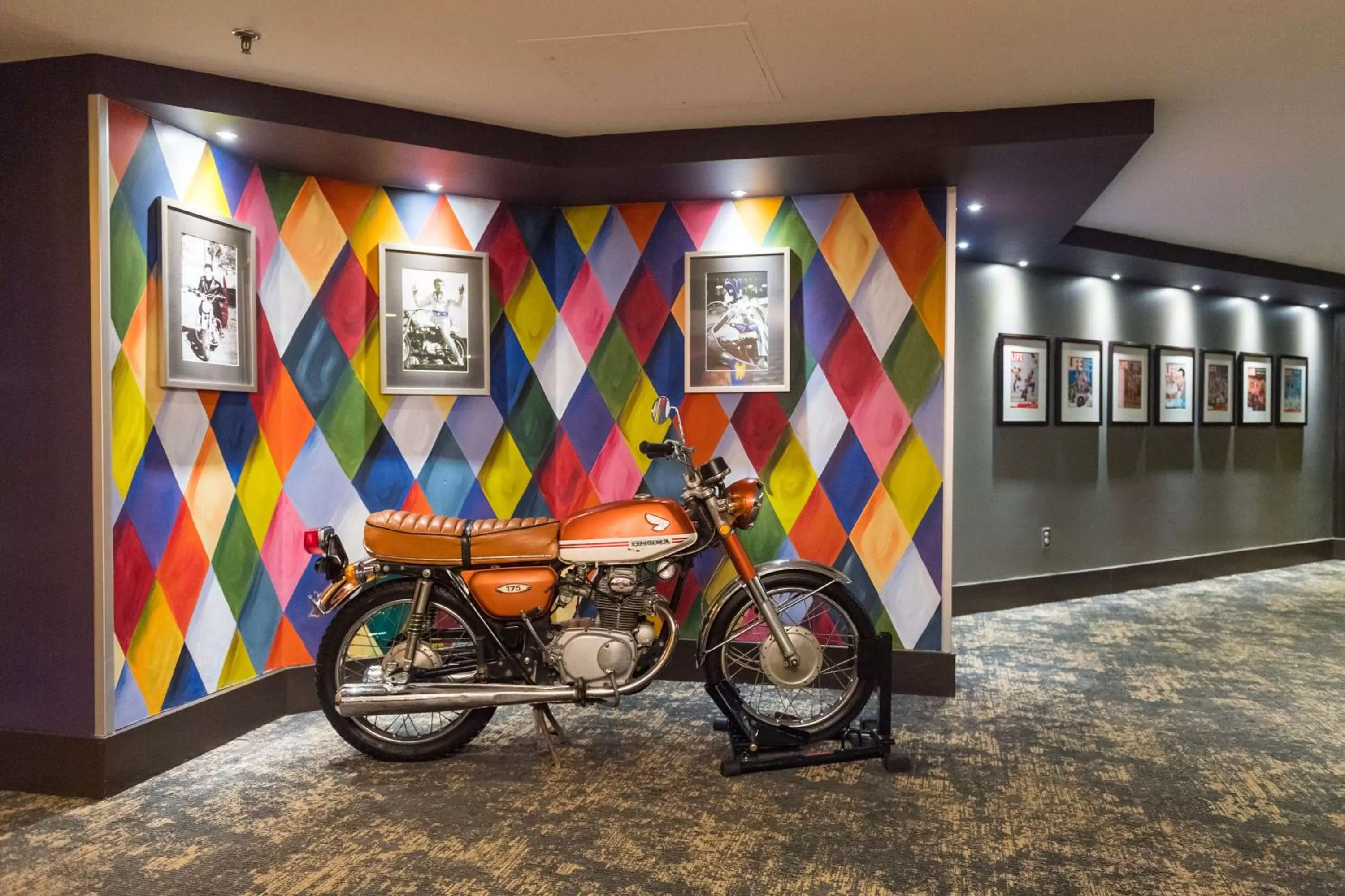 Decorative detail in The Verve Boston Natick, Tapestry Collection by Hilton