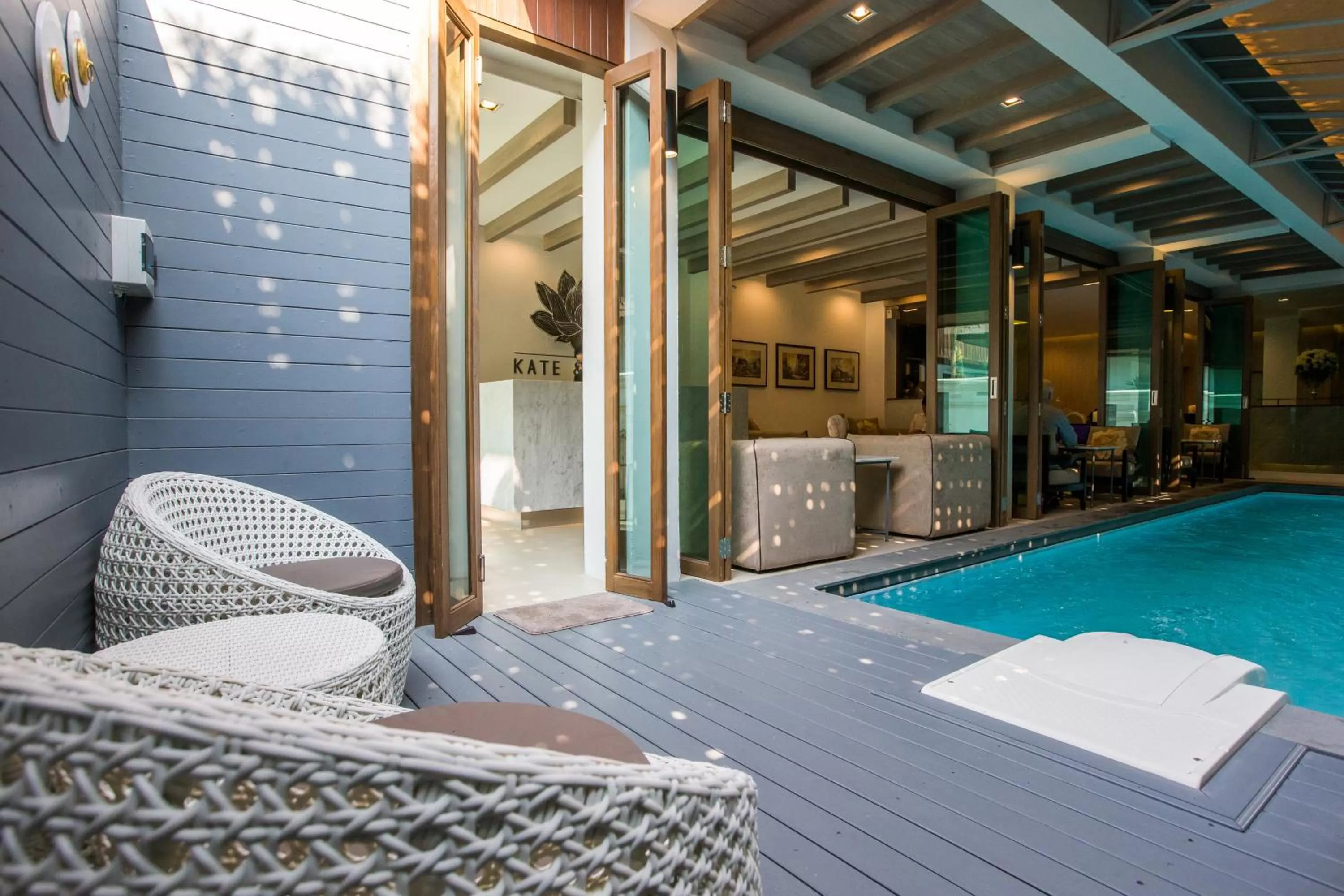 Lobby or reception in Kate and Hasu Boutique Chiangmai