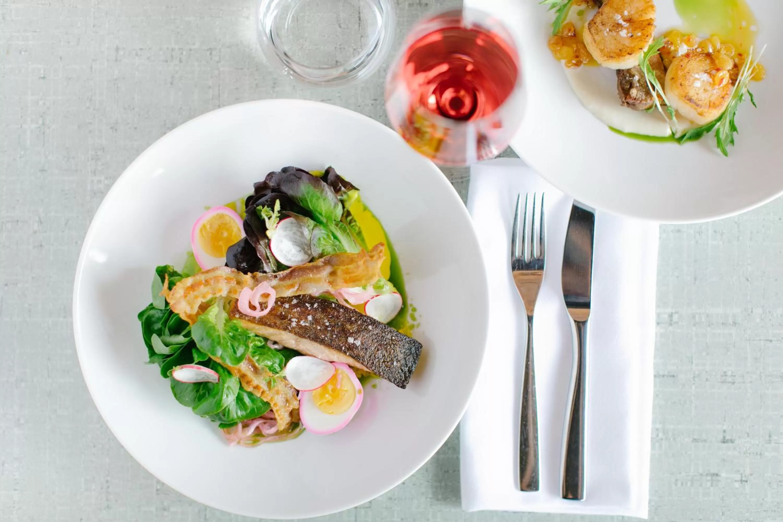 Food close-up in 124 on Queen Hotel & Spa