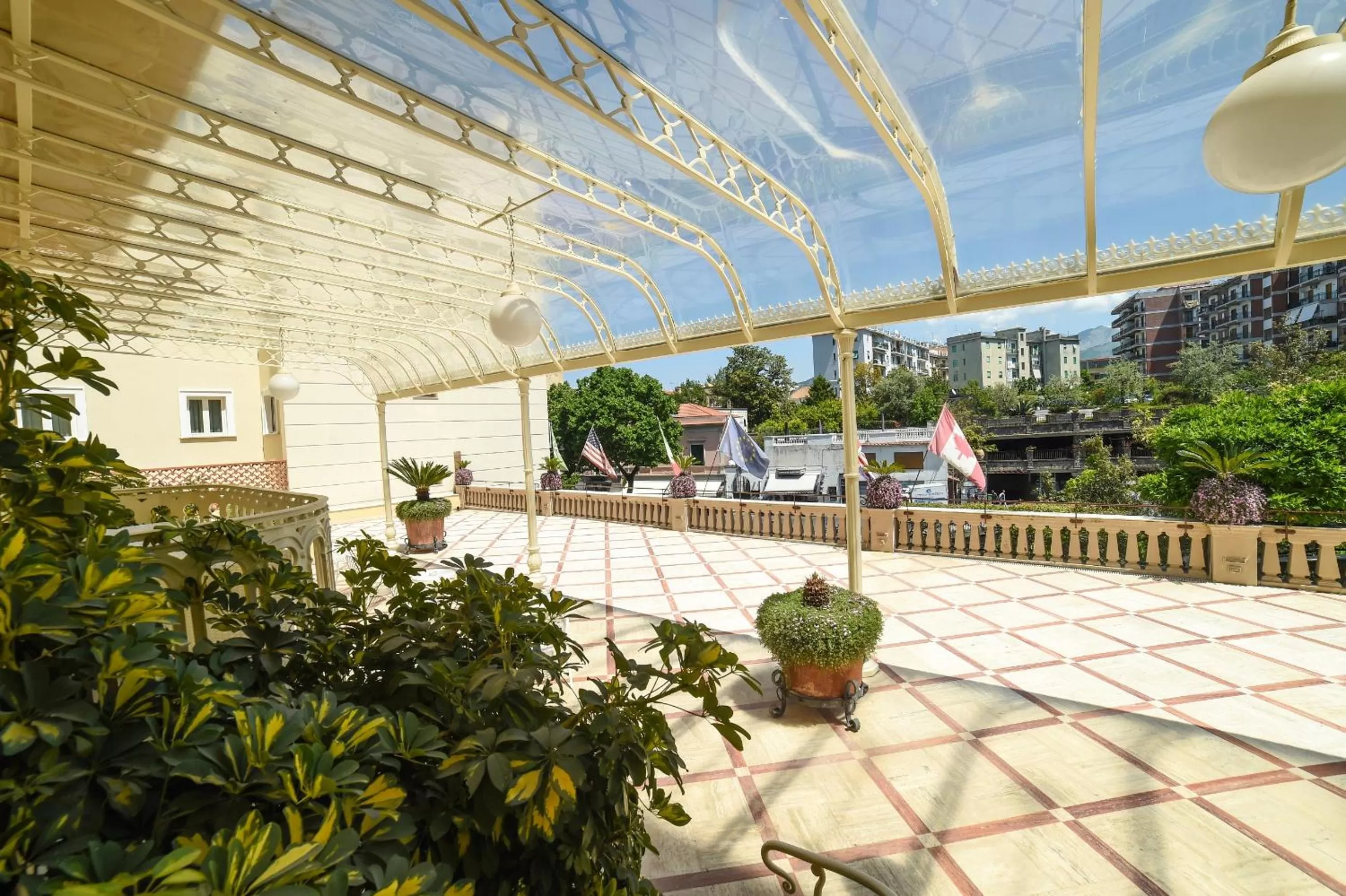 Balcony/Terrace in Hotel Antiche Mura