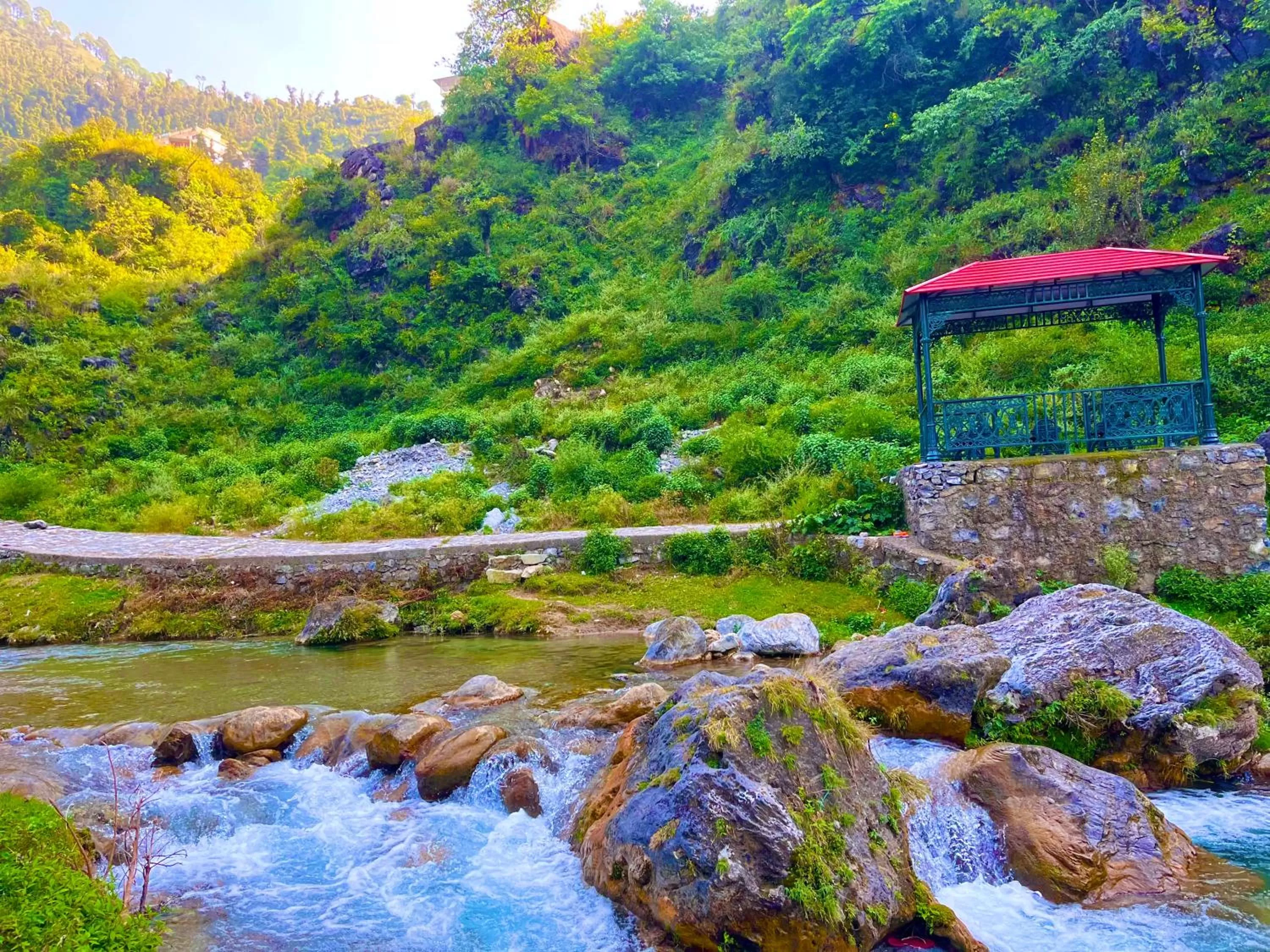 Natural Landscape in The Kempty Fall Resort, Mussoorie