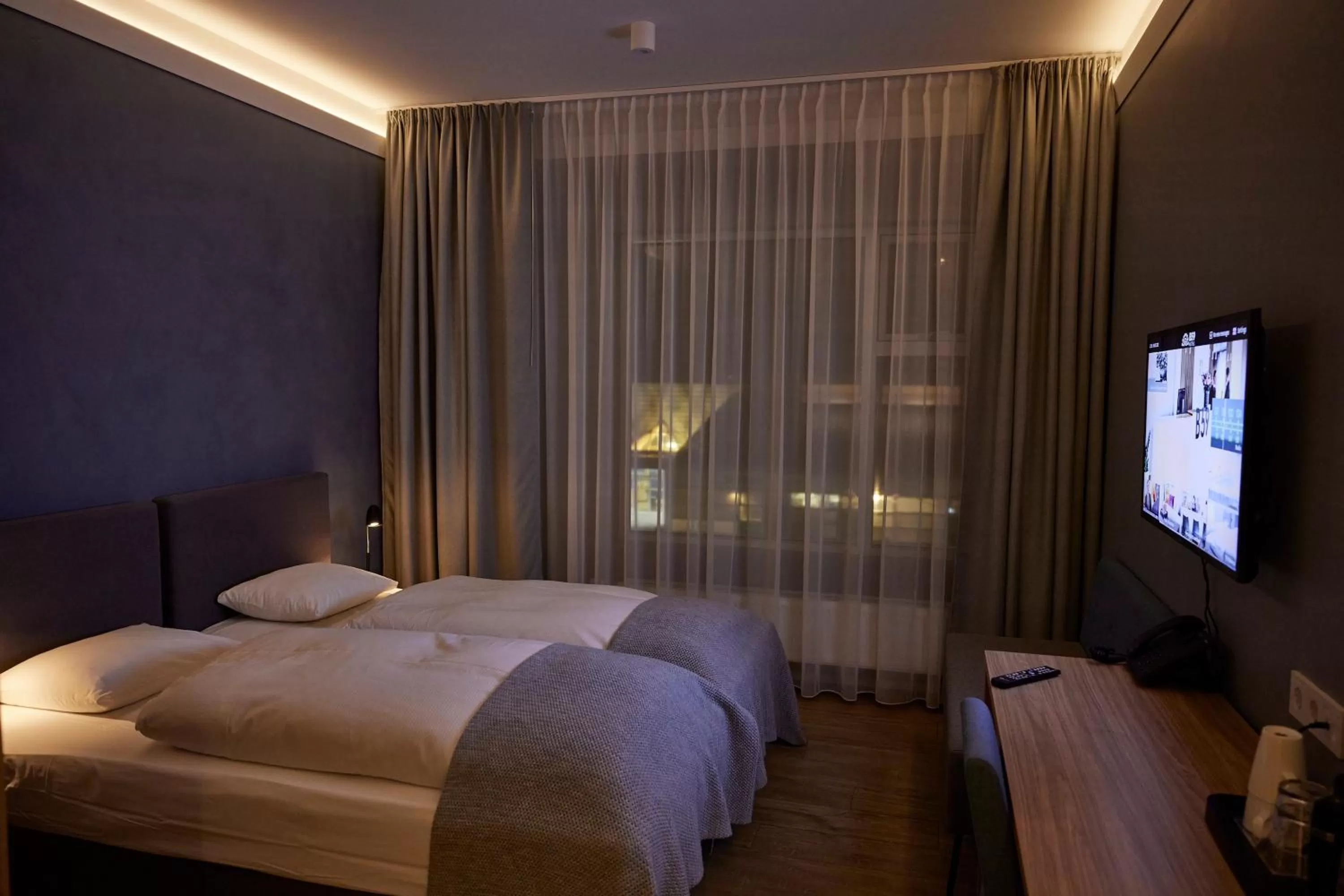 Bed in Hótel Vesturland