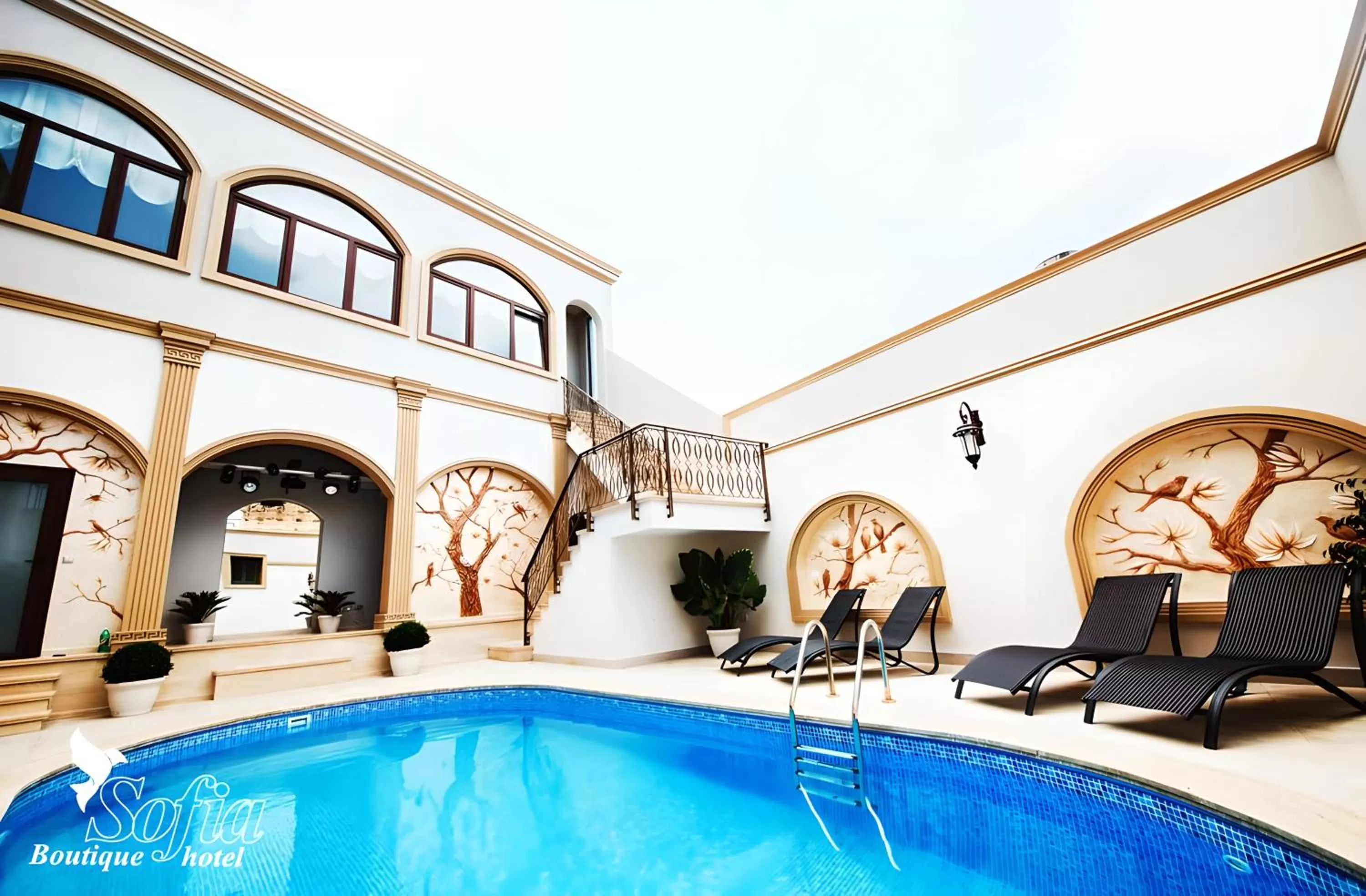 Patio, Swimming Pool in SOFIA BOUTIQUE HOTEL