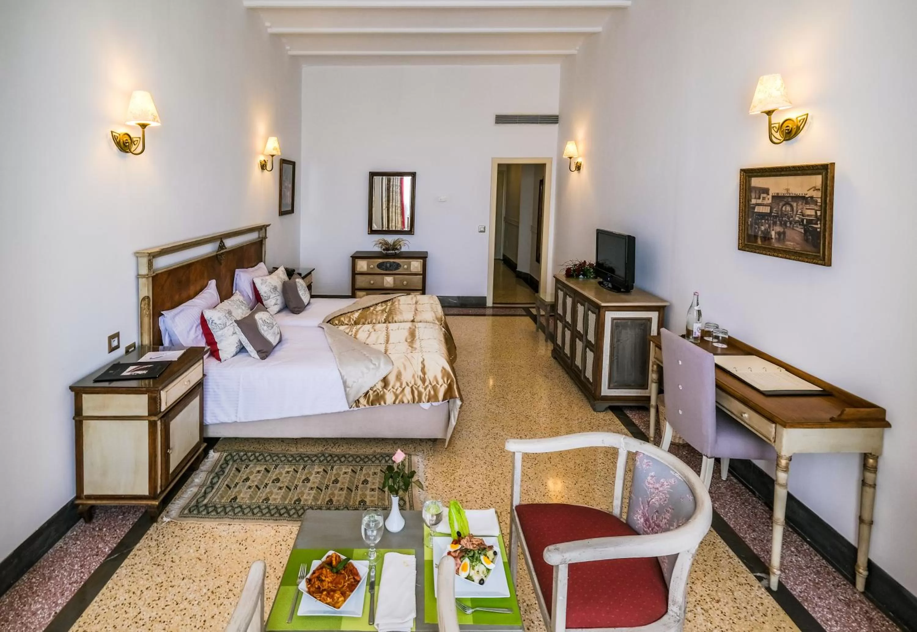 Bed in Majestic Hotel