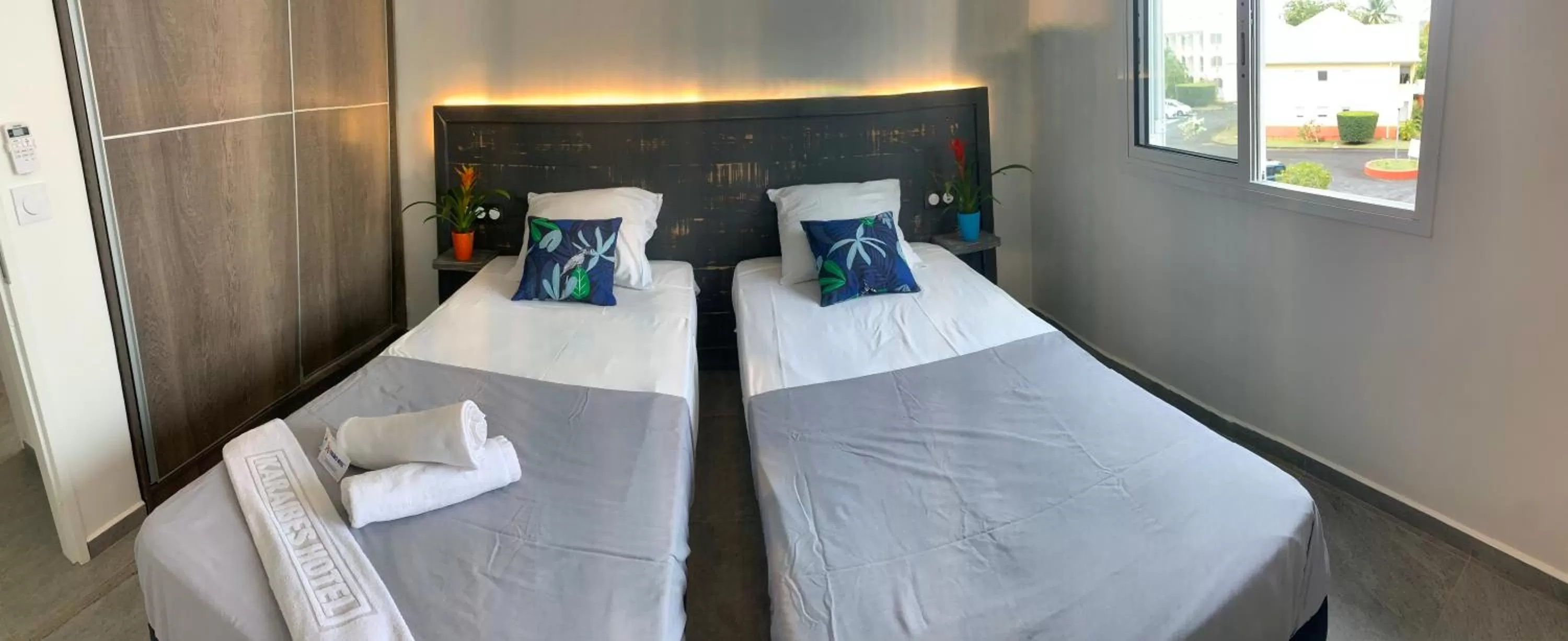 Bed in Karaibes Residence